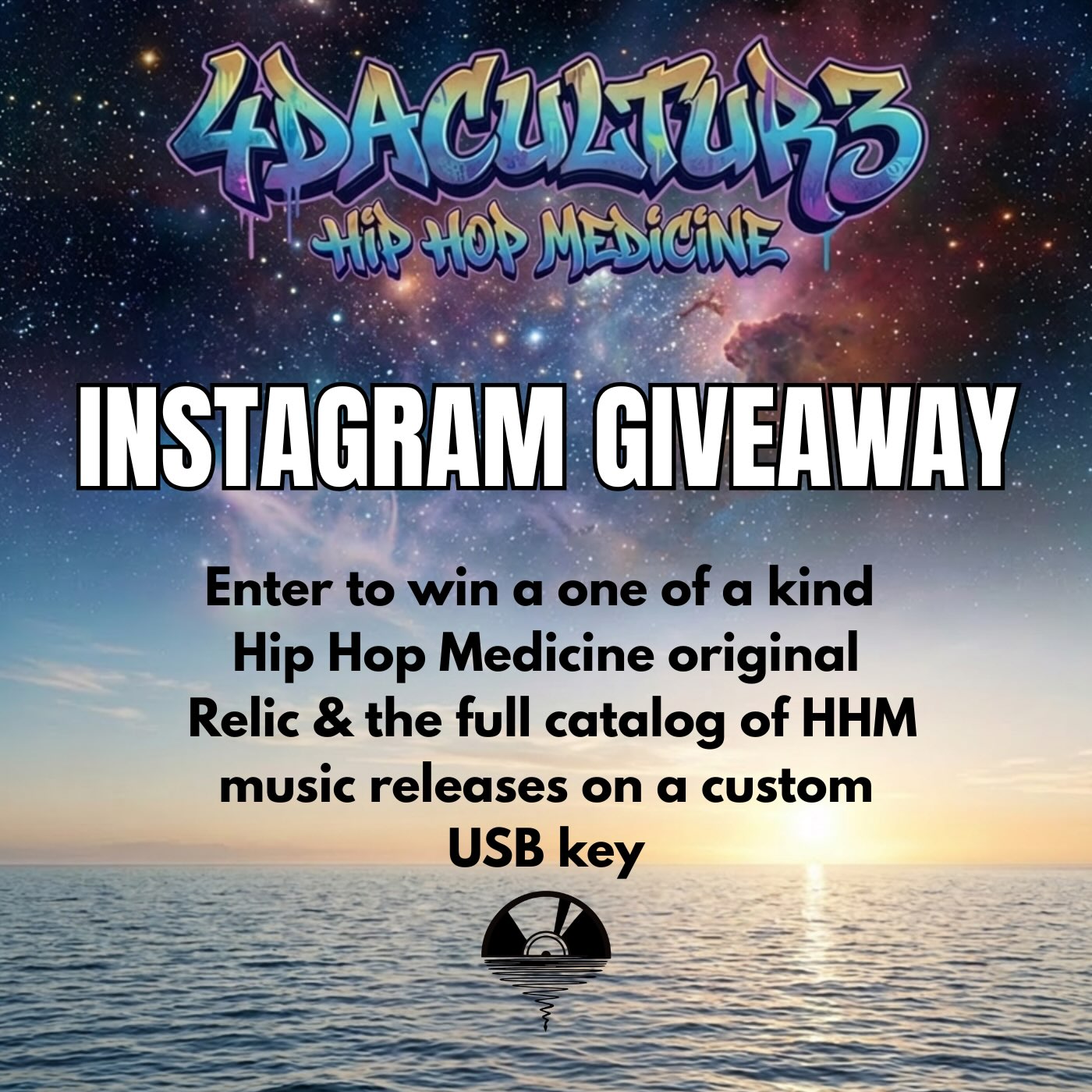 🔊HIP HOP MEDICINE GIVEAWAY 🔊
HOW TO ENTER:
• FOLLOW @hiphopmedicine
• FOLLOW @supamanhiphop
• LIKE this post
• TAG 2 friends in the comments who love Medicinal Hip Hop
(Each new comment with 2 different friends = another entry)
• SHARE to your Story and tag @hiphopmedicine for a
bonus entry
🎧
LISTEN to “MDCN PWR” (feat. Soulflower, Bro J, Dove Mosis & Supaman) from the new album “4DACULTUR3” on Spotify today and comment what it made you feel in the comments below ⬇️
⏳ Giveaway closes: August 12
🏆 Winner announced: August 13
Thank you for supporting independent artists & the
Hip Hop Medicine Movement , listen to & purchase the full length album on bandcamp & stay tuned for more
releases 🙏🏽