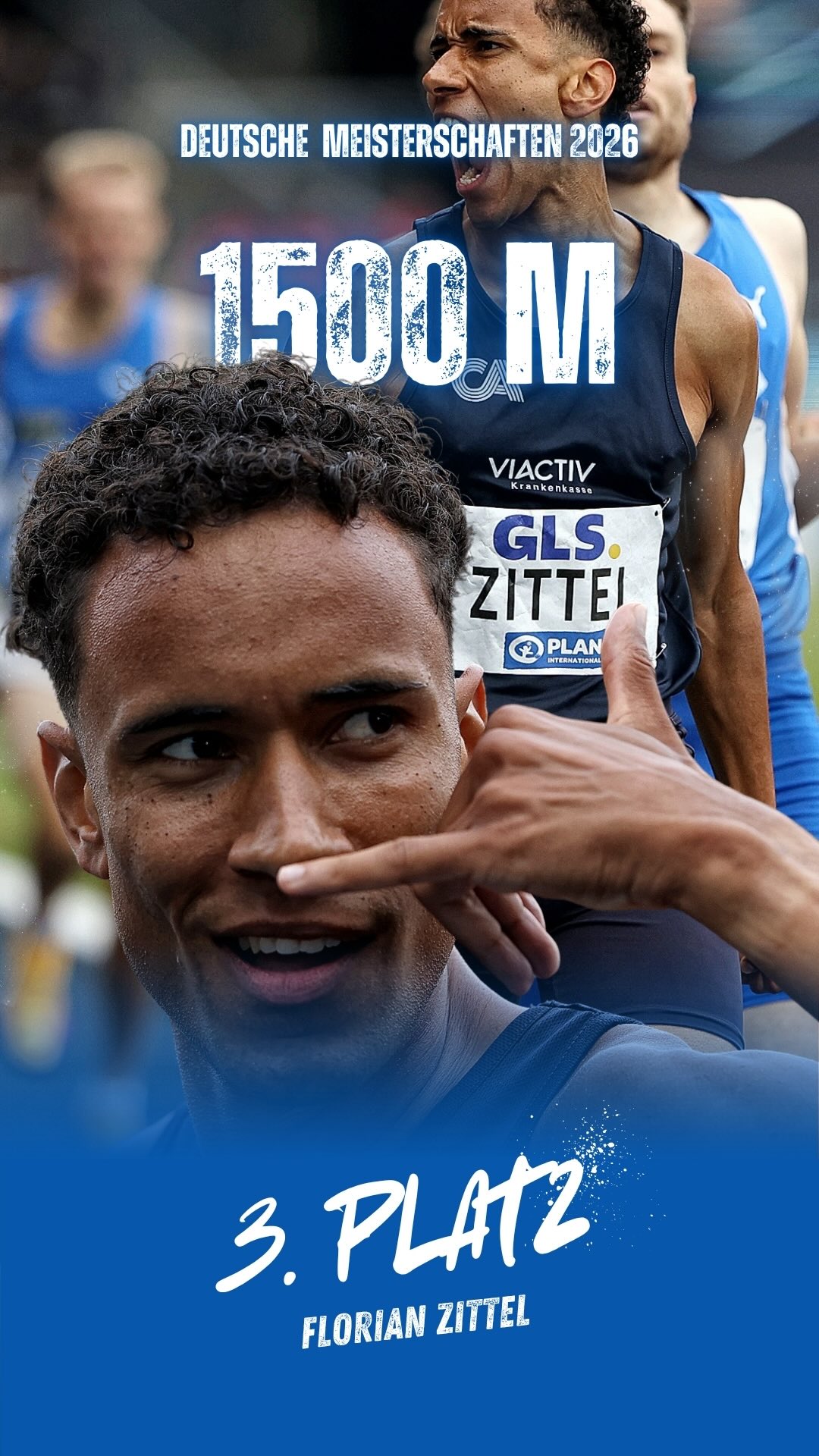 Bronze für Florian Zittel 🥉‼️
Bei den Deutschen Meisterschaften 2026 kontrollierte Zittel taktisch hervorragend die Verfolgergruppe, die um Platz drei kämpfte. Robert Farken und Marc Tortell liefen erwartungsgemäß vorne weg, doch genau das ließ Zittel auch zu, er spekulierte von Beginn an auf Bronze und verfolgte dieses Ziel, bis zuletzt und erfolgreich!
Coverbild - @dirkgantenberg
Video - @sportschau
*Reupload wegen Musikrechte
#1500m | #trackandfield | #deutschemeisterschaft | #nationals