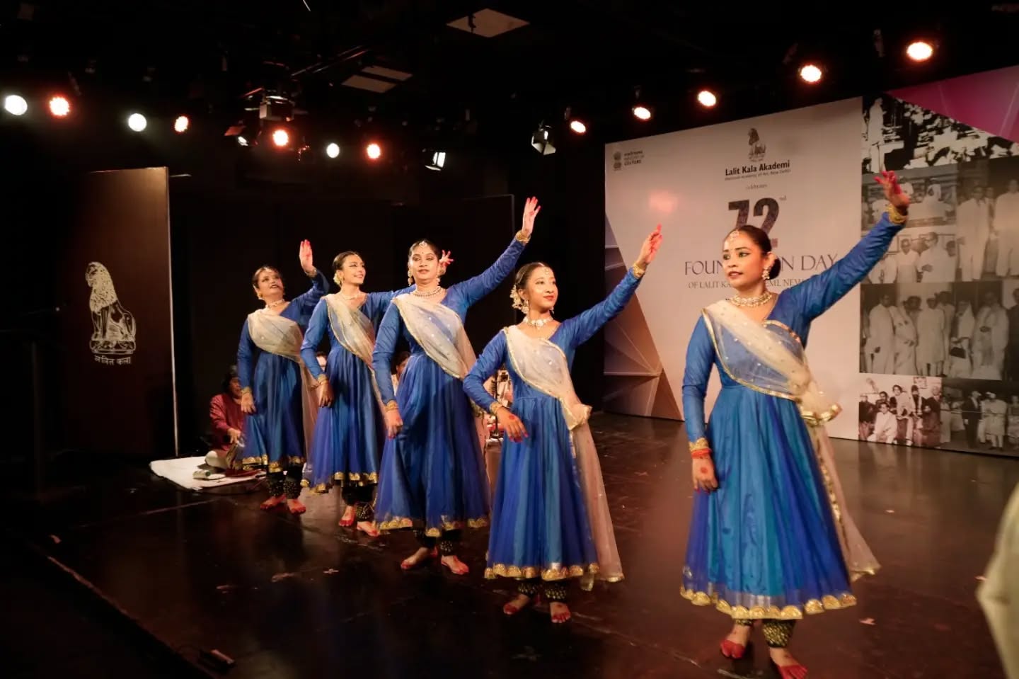 Kathak Kendra, a constituent unit of @sangeetnatakakademi , an autonomous body of the @ministryofculturegoi , presented Kathak dance and Music Ensemble on the occasion of 72nd Foundation Day celebration of @lalitkalakademi , held at Meghdoot Theatre, New Delhi, on 5 August 2026. #sangeetnatakakademi #ministryofculture #kathak #instagramhub