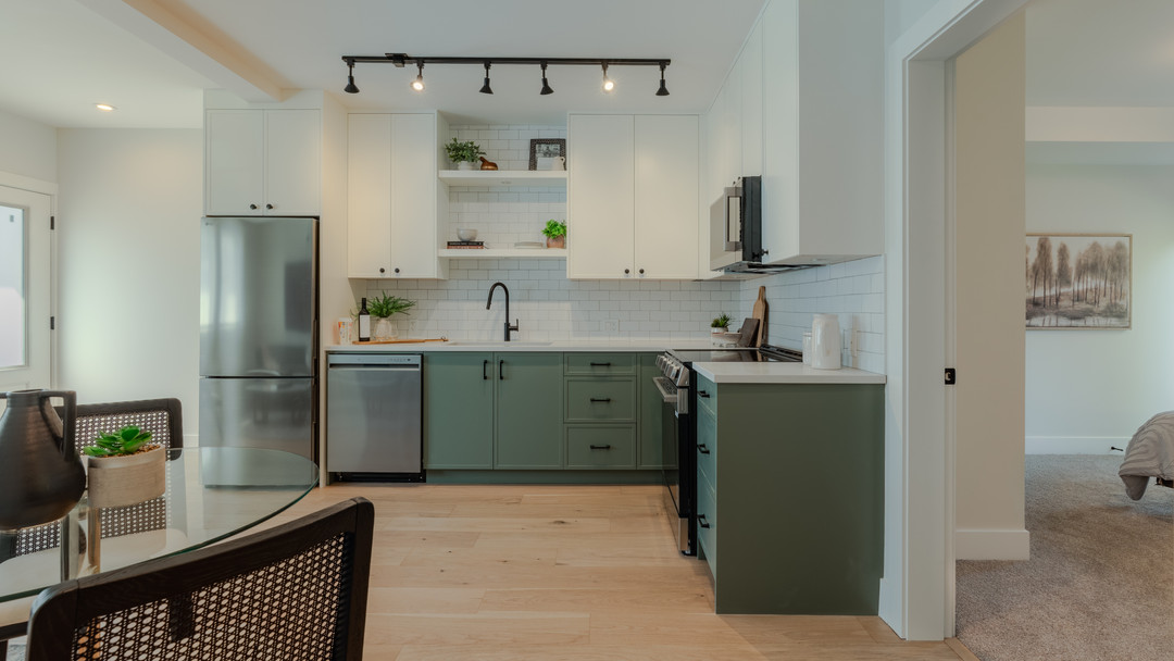 Track lighting that actually works as hard as your kitchen does. ✨
At Folk, we wired in adjustable black track fixtures that follow the workflow, not just the room.
➤ Task lighting over the sink and range
➤ Warm glow for evening entertaining
➤ Clean black finish that pairs with any cabinet color
➤ Fully adjustable heads for wherever the light needs to go
Good lighting design starts with good electrical work. Send us a DM to talk about your kitchen.
#VictoriaBC #ElectricalContractor #KitchenLighting #FourPeaksPower #FolkTownhomes #SaanichBC