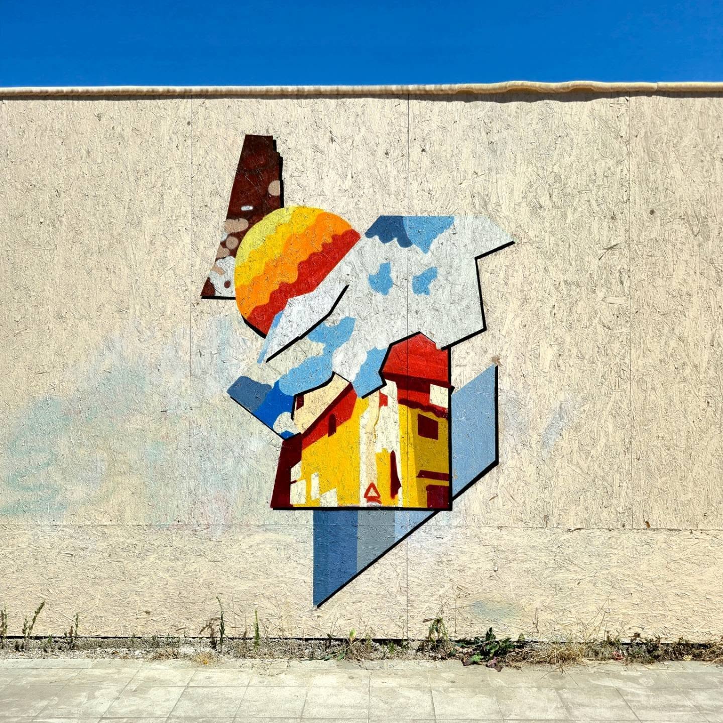 New mural, organised by @kamellebuttek in collaboration with a primary school in Dommeldange, Luxembourg-City
The first 5 slides are a mural version of my photography collage work.
The 6th slide is a mural we created together with the children of the school, interpreting my collage style.
Decomporto
Spraypaint on wood
3 x 2,5 m
2026
#graffiti #mural #dommeldange #villedeluxembourg #luxembourg