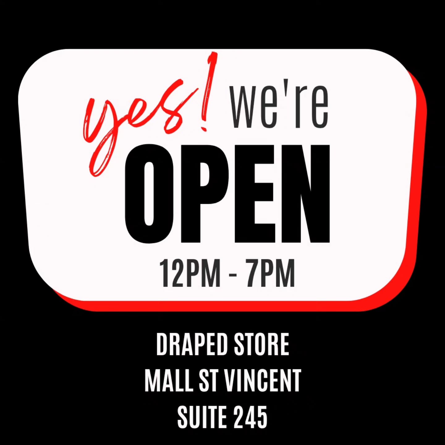 Come see us today! We're here until 7pm.
We will be closed tomorrow AND Wednesday so we hope to see you today! 🤗
#shopsmall #shoplocal #supportsmallbusiness