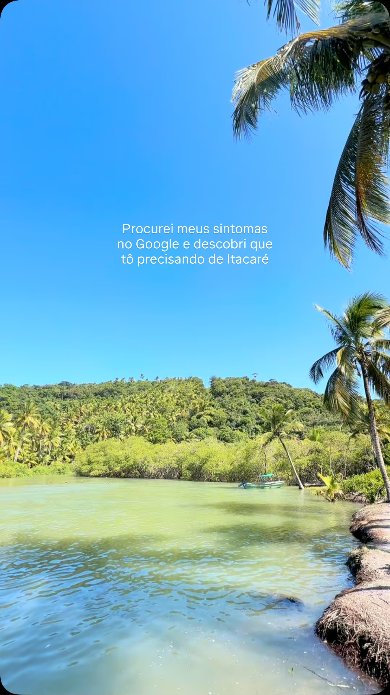 Quem mais precisa desse remédio? 🏝️
#itacare #itacaré #bahia