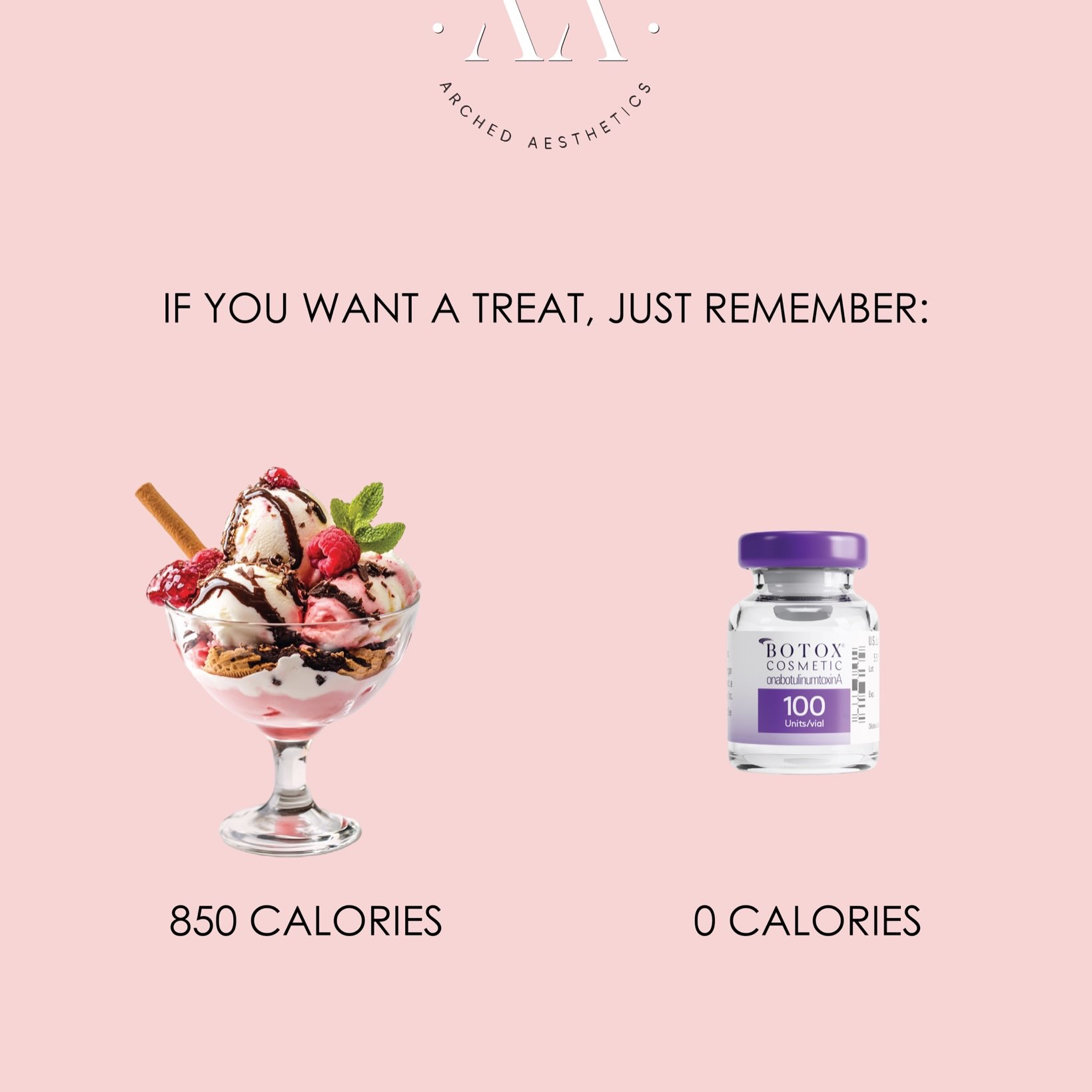 
🍨 If you’re going to treat yourself… why not choose the one with 0 calories? 😉
Life is all about balance… enjoy the dessert too if you want!
__________________________
Thinking about aesthetic treatments?
Book your FREE consultation today 💫
📲 07517416782
📧 hello@archedaesthetics.co.uk
🌐 www.archedaesthetics.co.uk
⭐ 5 Star reviews
🎁 Gift voucher available
DM to book