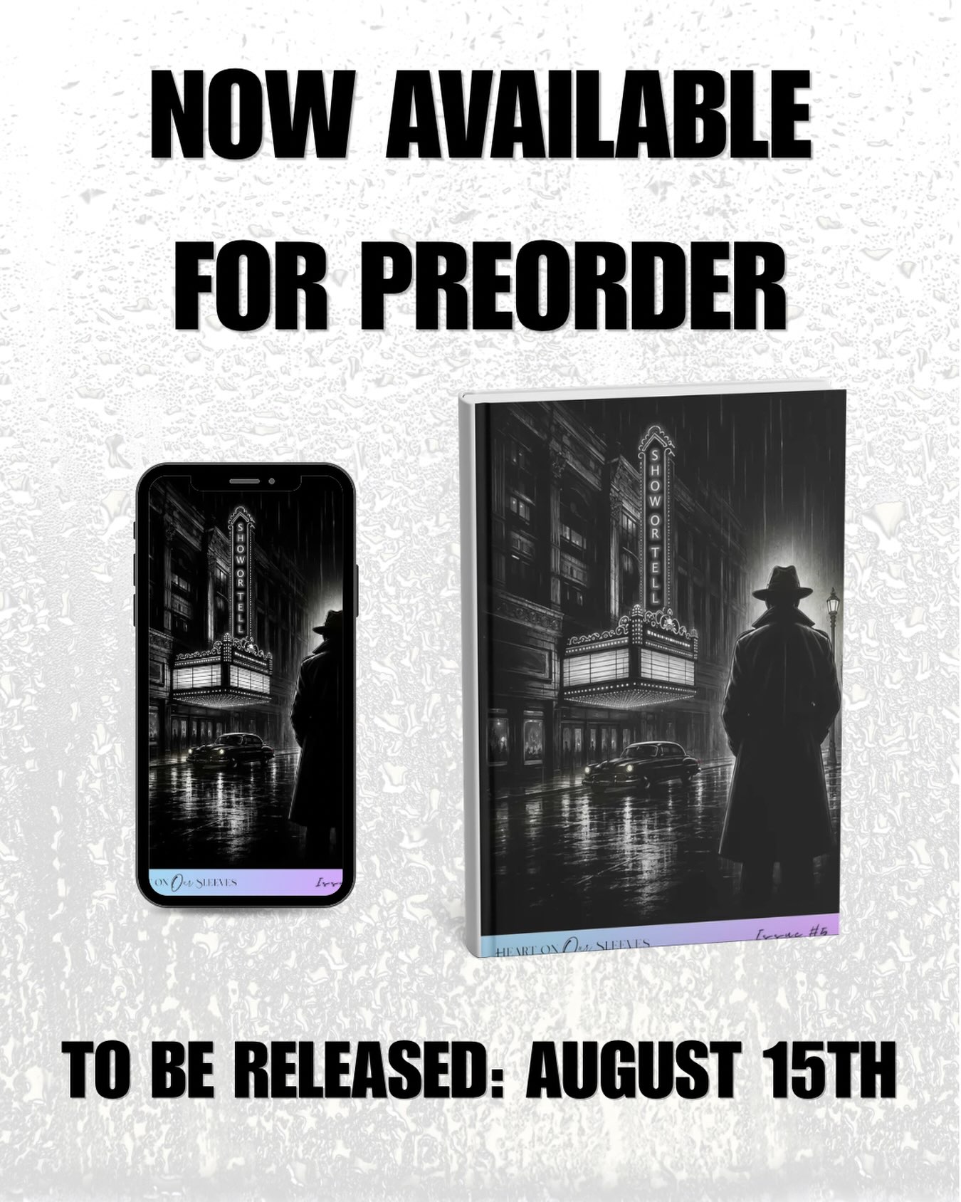 Preorders are officially open! Order yourself a digital download and you’ll receive it on launch day; order yourself a physical copy and it’ll be shipped to you before or on launch day. We can’t wait for you to experience everything this issue has to offer. 🖤 #indieliterature #indielit #preorder #poetry #prose
