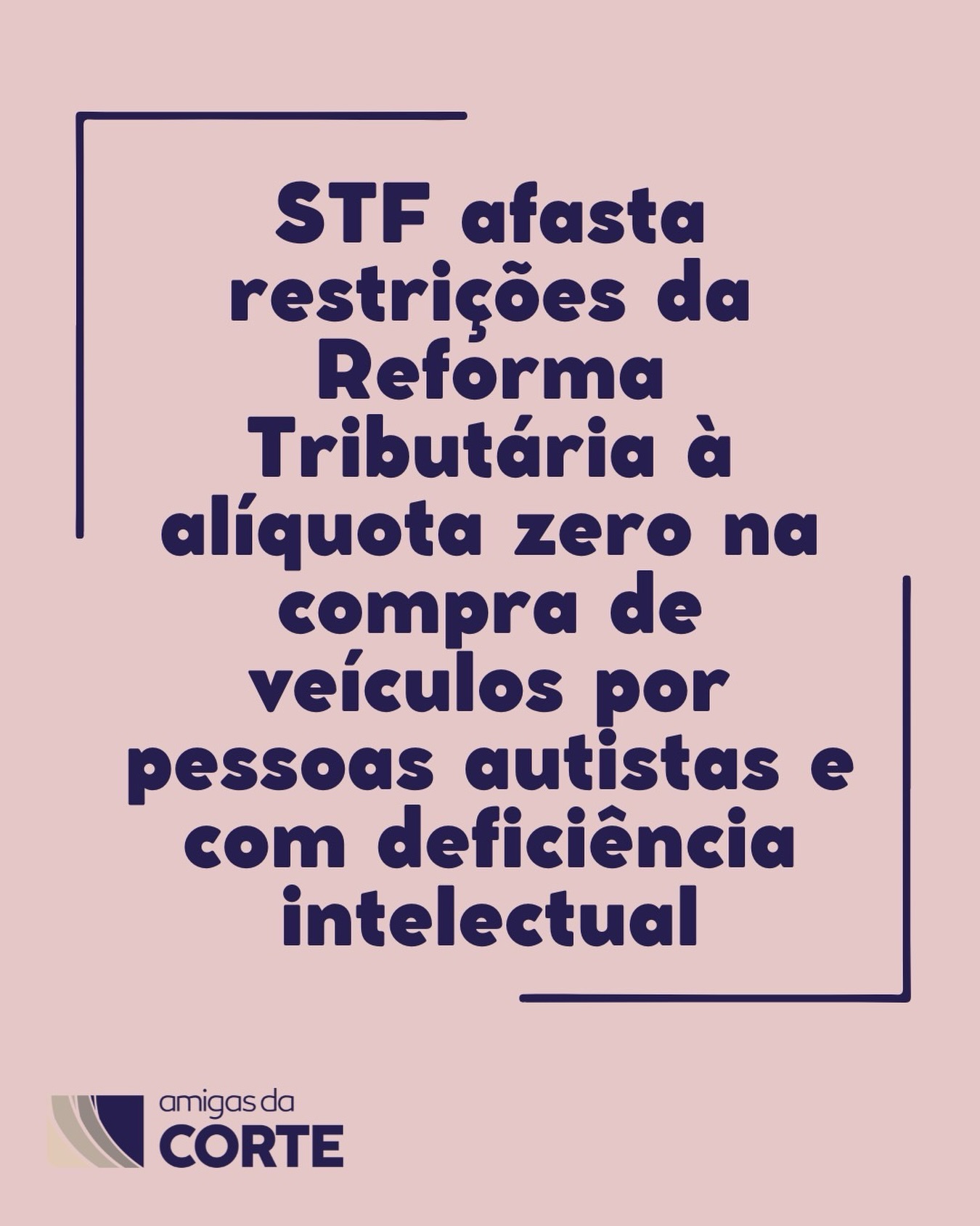 O STF declarou inconstitucionais dispositivos da Lei Complementar 214/2025 que restringiam a aplicação da alíquota zero do IBS e da CBS na compra de veículos por pessoas com deficiência intelectual ou transtorno do espectro autista, conforme determinadas classificações ou níveis de suporte. A decisão foi unânime, no julgamento das ADIs 7.779 e 7.790, de relatoria do ministro Alexandre de Moraes.
As ações questionavam restrições introduzidas pela regulamentação da Reforma Tributária, especialmente a limitação do benefício a pessoas com “deficiência mental severa ou profunda” e a autistas de nível moderado ou grave, com exclusão de pessoas com TEA de nível de suporte 1. Para as entidades autoras, os critérios criavam tratamento desigual e restringiam o acesso ao benefício fiscal previsto constitucionalmente.
Para o relator, a Constituição não diferenciou pessoas com deficiência ou autismo conforme grau, intensidade ou classificação, razão pela qual a lei complementar não poderia criar exclusões abstratas não previstas no texto constitucional. O Plenário, contudo, manteve o intervalo de três anos para aquisição de novo veículo por pessoas com deficiência ou TEA, entendendo que a diferença em relação aos taxistas se justifica pelo uso profissional mais intenso dos veículos.