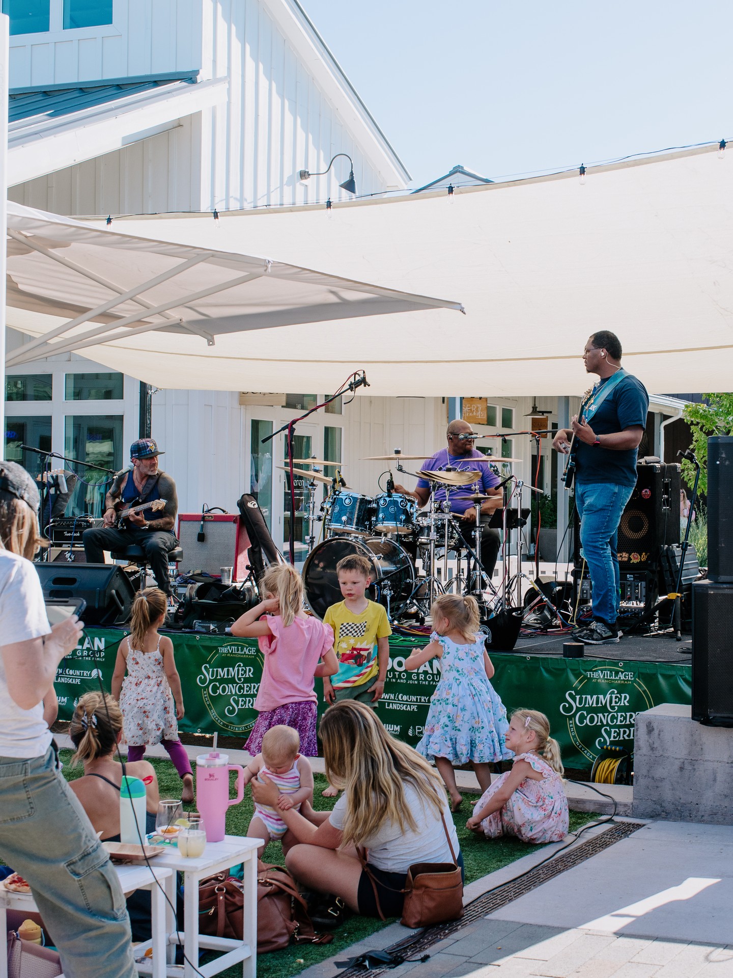 Our Summer Concert Series continues tonight with Rhythmia from 5:30-8:30 at The Village at Rancharrah 🌞🎶 #RenoTahoe #RenoEvents #SummerConcertSeries #SummerVibes #TheVillageAtRancharrah