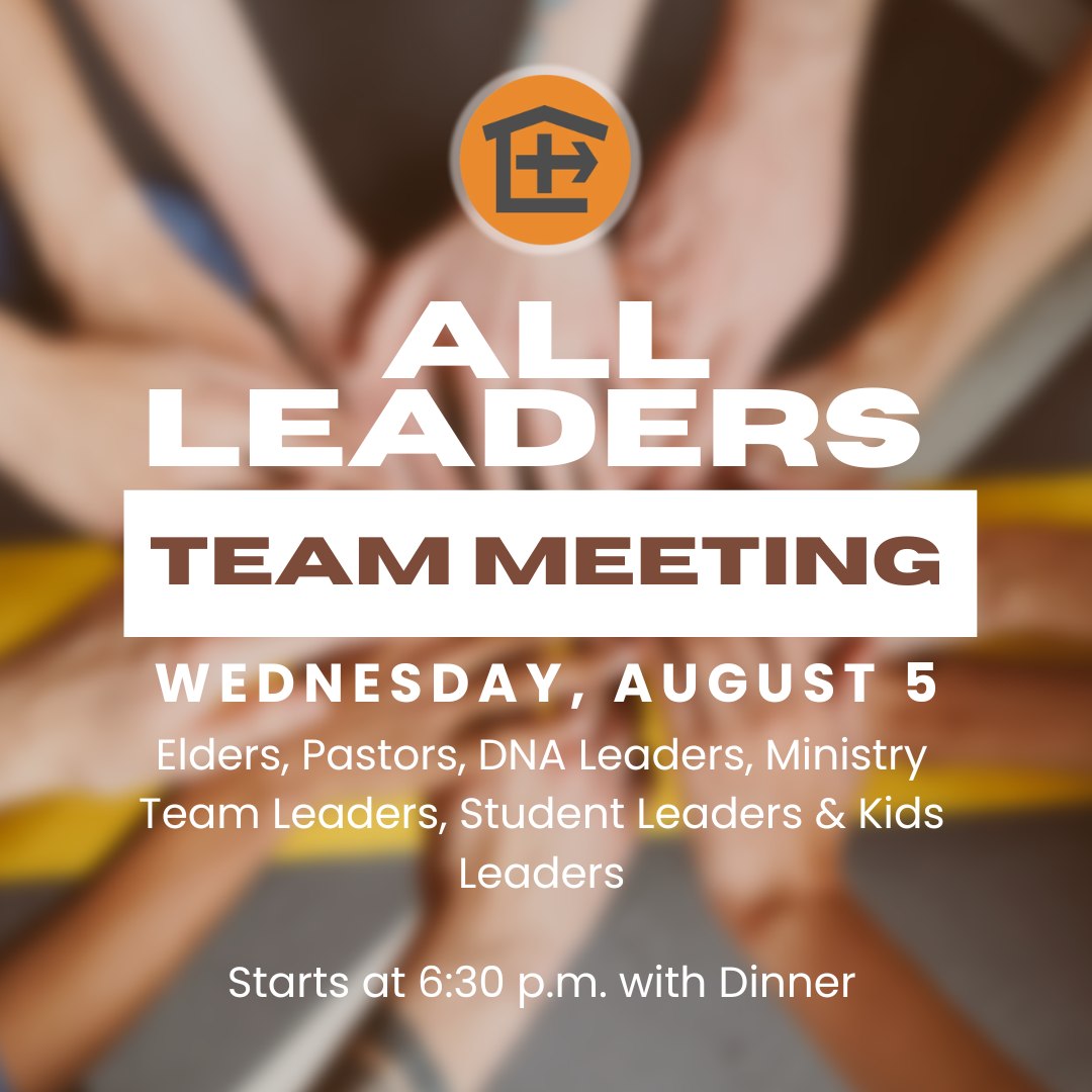 CIO Weekly August 5 All Leaders Meeting, West Side Give Back