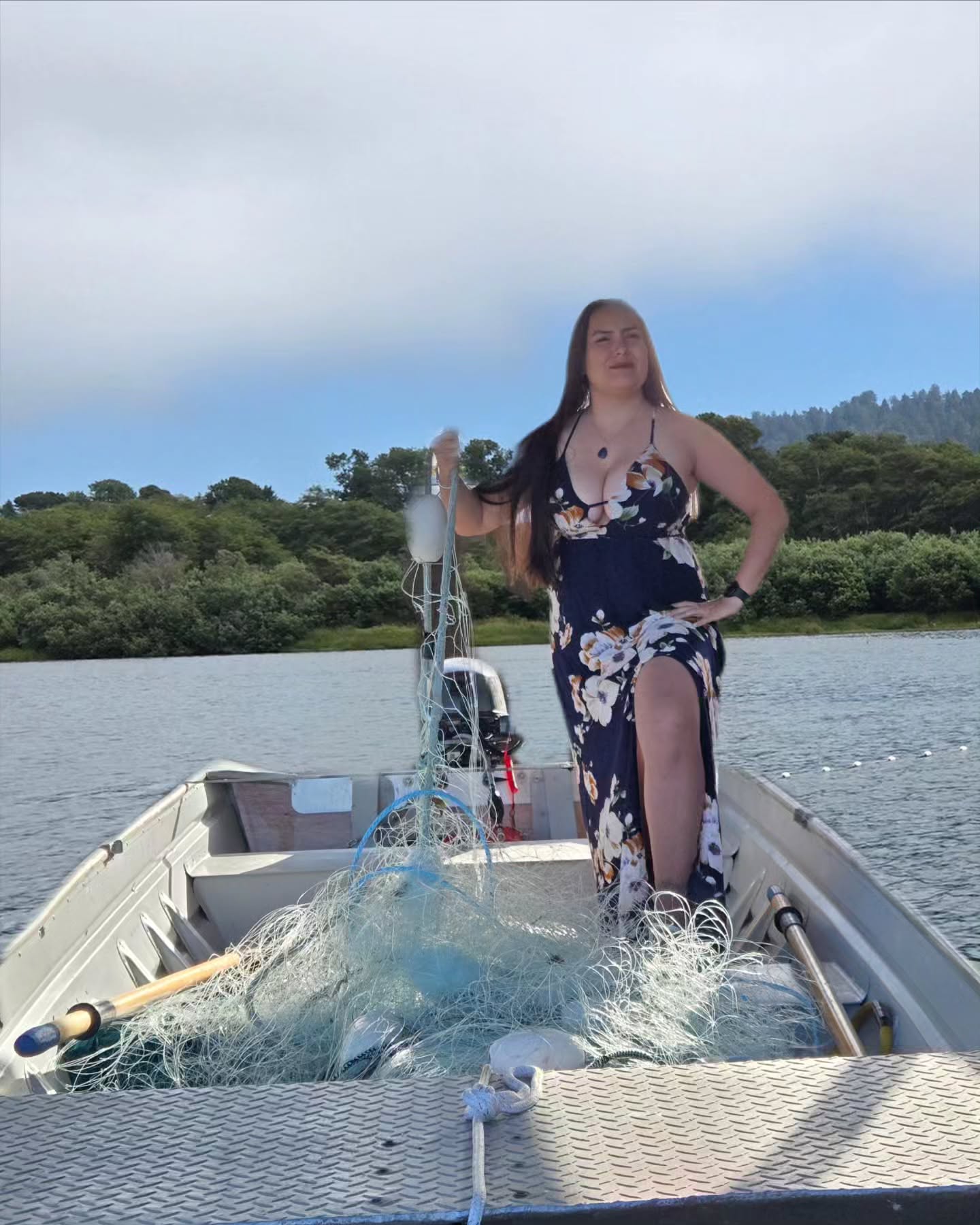 When you have a wedding to attend at 11 am but the fish are still running at 10 am.