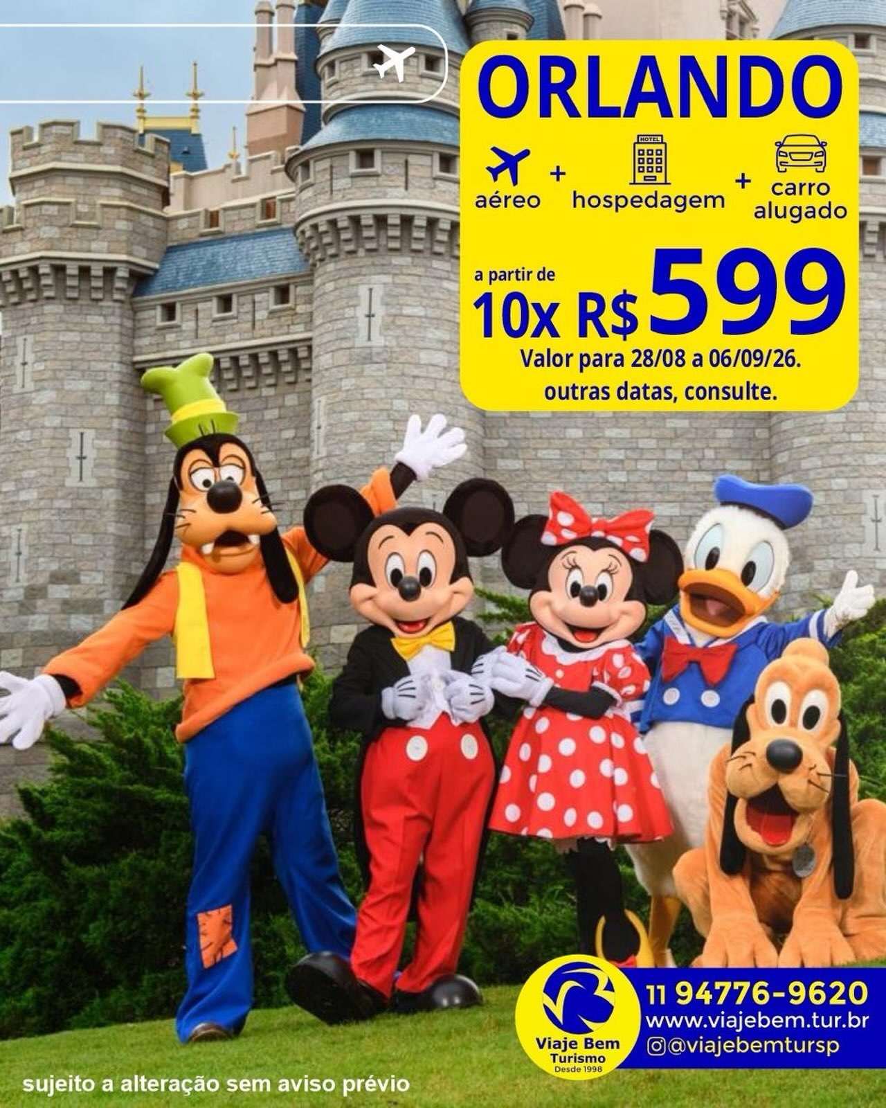 Bora!!! Semana do feriado 7/9.