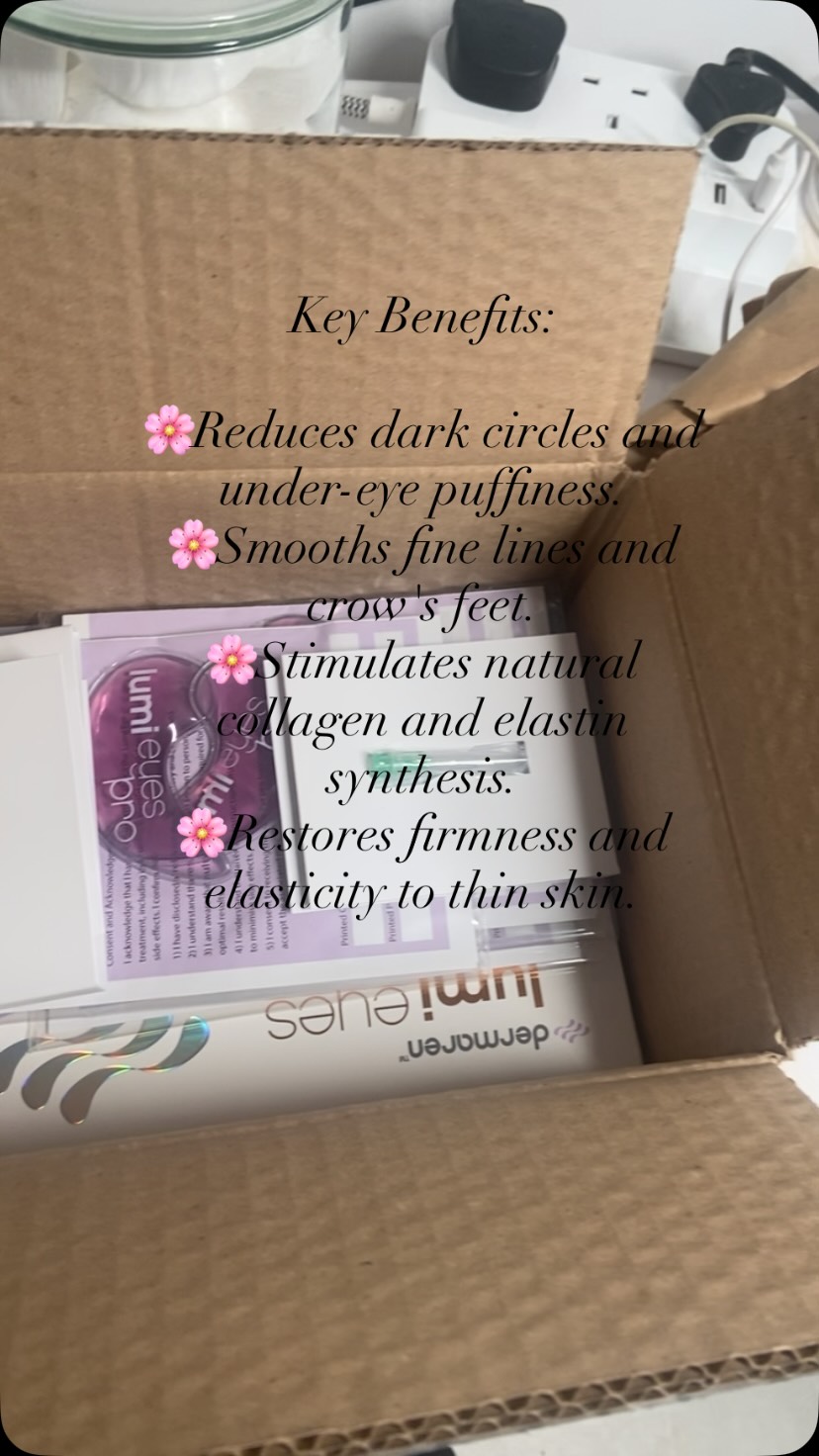 Have got concerns under the the eyes
Lumi Eyes Pro Key Benefits
๐ธReduces dark circles and under-eye puffiness.
๐ธSmooths fine lines and crowโs feet.
๐ธStimulates natural collagen and elastin synthesis.
๐ธRestores firmness and elasticity to thin skin.
Book your consultation with Naz ๐ธ๐ธ