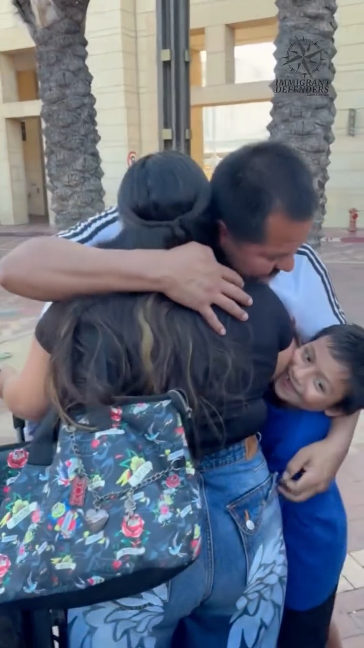 Welcome home, José!
José has called the United States home for 20 years. He is a partner, a father of four, and a source of love, care, and stability for his family.
In January, José was detained while working at a car wash and taken to the Adelanto ICE prison. For nearly six months, his partner, Alma, and their children were forced to live without him - including two children with special needs.
Today, they can finally hold him again.
This reunion marks a new beginning, and we will remain by José’s side through every step of the fight ahead.
❤️ Help us continue defending and reuniting immigrant families: immdef.org/donate
💙 Help relieve the financial burden of detention: tinyurl.com/commissaryfund
💙 Support the release of community members through immigration bond assistance: cluejustice.org/bond