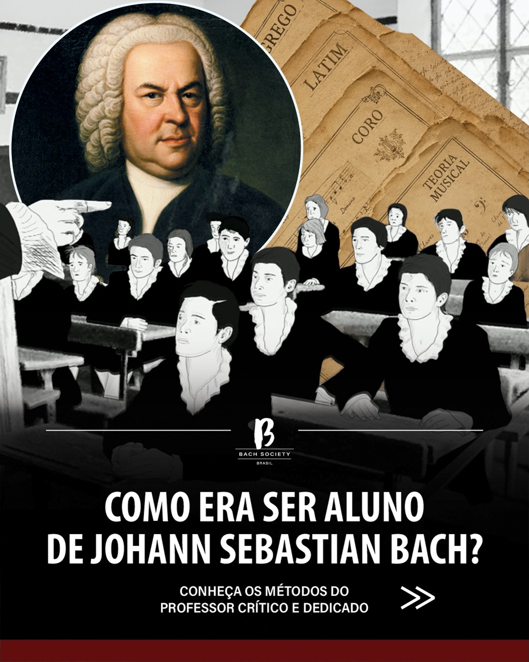 Você sabia que Johann Sebastian Bach foi também professor de 55 meninos, durante 27 anos? 🎼
Em junho de 1723, ao assumir o cargo de Thomaskantor em Leipzig, Bach se tornou diretor musical das quatro igrejas da cidade e responsável direto pela educação dos meninos internos da Thomasschule. Uma rotina dura: compor cantata semanal, treinar quatro coros, dar aulas de música — e até de latim.
Em paralelo, formava em casa a esposa e a próxima geração dos filhos. Bach basicamente criou o currículo de teclado que ainda usamos hoje. 🎹
No novo post do Blog Barroco, apresentamos Bach como professor — como ele ensaiava os meninos, como ensinava em casa e por que a Thomasschule formou os tecladistas mais influentes da geração seguinte.
📖 Link na bio para o artigo completo e o Episódio #19 — Chegada a Leipzig, da série Bach: The Animated Series (@bach.the.animated.series), do criador Peter Fielding (@p_fielding).
#BachSocietyBrasil #BachTheAnimatedSeries #bach #educacao
