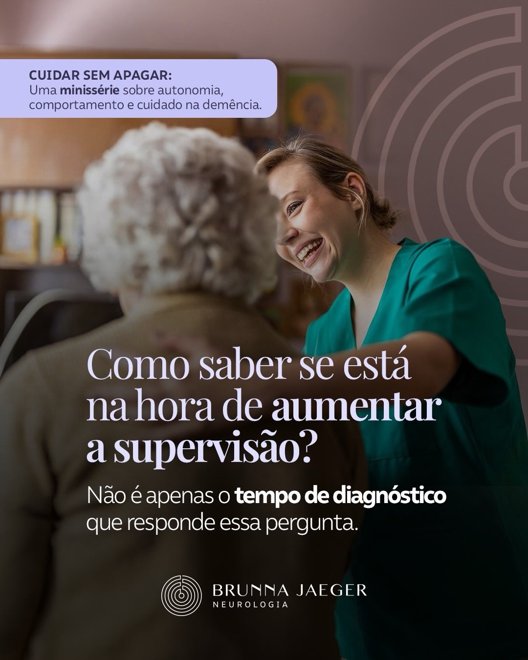 Na demência, aumentar a supervisão não significa retirar a autonomia de uma vez. Significa oferecer o apoio certo, na medida em que ele passa a ser necessário.
Nem todas as atividades serão afetadas ao mesmo tempo. Enquanto algumas ainda podem ser realizadas com independência, outras começam a exigir acompanhamento para preservar a segurança e evitar situações de risco.
Por isso, mais importante do que o tempo de diagnóstico é observar as mudanças que aparecem no dia a dia.
💙 Supervisionar não é controlar. É proteger, respeitando a autonomia que ainda existe e preservando a qualidade de vida pelo maior tempo possível.
Você já conhecia esses sinais? Compartilhe este conteúdo com quem cuida de um familiar com demência.
