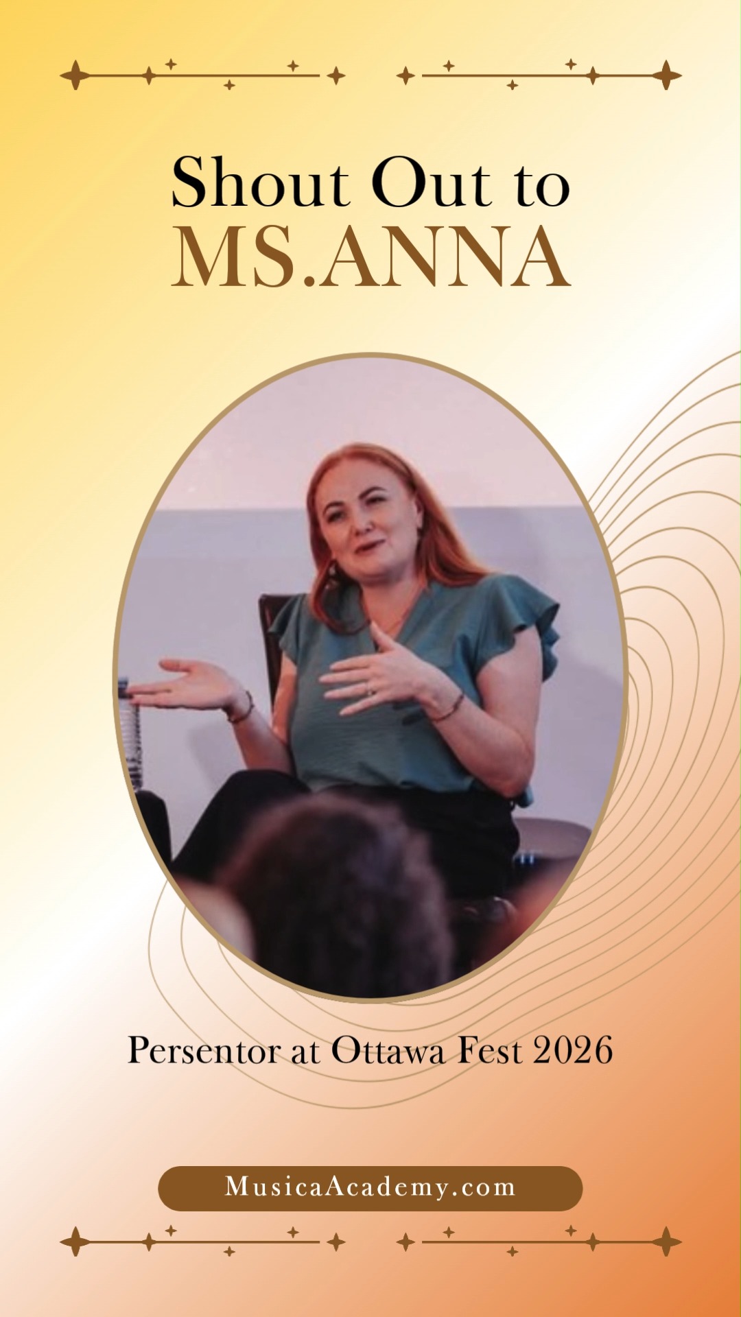 We want to #Shoutout our wonderful #Vocal and #Piano #Teacher, Ms.Anna! For not only #presenting at #OttawaFest but also #Singing and #Performing as well!
If you would like to #Learn how to #Sing like her, book a #Free 15-Minute Interview with her now!