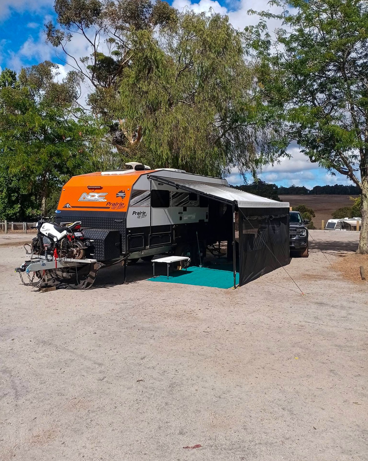 Customer Spotlight ✨
Now this is what weekends are made for! Our customer’s Prairie Off Road looking absolutely at home with the awning, full annex, and the perfect campsite setup. 🏕️
Thank you for sharing your adventure with us, we love seeing our New Design Caravans out exploring Australia.