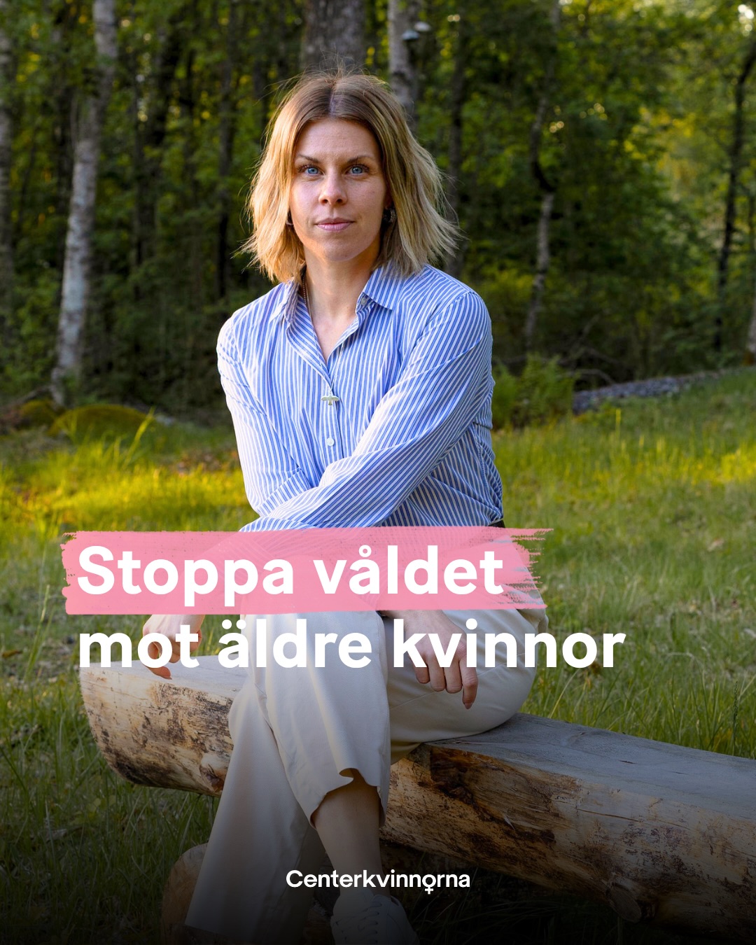 Ingen kvinna ska behöva leva i rädsla oavsett ålder.
Våld mot kvinnor upphör inte när man blir äldre. Därför måste också samhällets skydd finnas där hela livet.
Trygghet är en frihetsfråga genom hela livet.