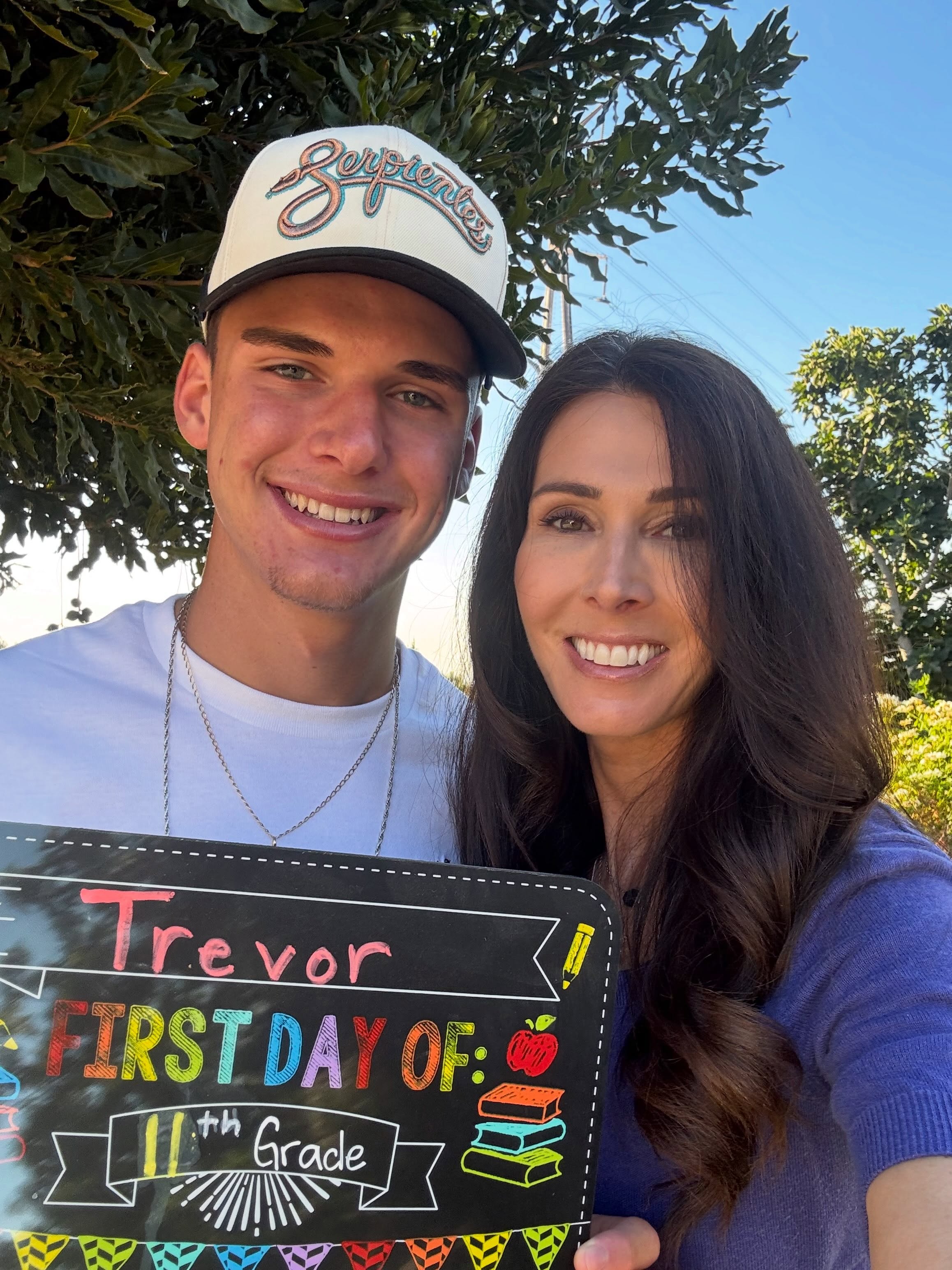 First day of school. Junior year for this guy and I am emotional. How is he growing up so quickly?? I just want time to slow down. He turns 17 next week, and in my eyes he is still a toddler. My little baby is growing up 🥹