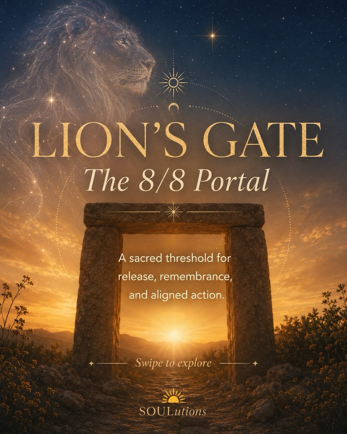 Lion’s Gate peaks tomorrow. ✨
And if you’ve heard people talking about 8/8 and quietly wondered what it actually means, I just published a new blog post that goes much deeper. (mindyarbuckle.com)
Inside, I explore the symbolism of the 8/8 portal, the heliacal rising of Sirius, the Sun moving through Leo, Orion’s Belt pointing toward Sirius, and the sacred feminine / masculine symbolism I love within this celestial alignment.
And more importantly, I bring it down to earth.
Because Lion’s Gate is not only about setting intentions.
It is about becoming available for what you say you want.
That means:
𝗥𝗲𝗹𝗲𝗮𝘀𝗲 what was never yours to carry.
𝗥𝗲𝗰𝗹𝗮𝗶𝗺 the truth and light beneath the conditioning.
𝗥𝗲𝗰𝗲𝗶𝘃𝗲 more fully.
𝗥𝗶𝘀𝗲 through aligned action.
I also share why I’m working with 𝗗𝘂𝗿𝗴𝗮 during this portal and her mantra:
𝘖𝘮 𝘋𝘶𝘮 𝘋𝘶𝘳𝘨𝘢𝘺𝘢𝘪 𝘕𝘢𝘮𝘢𝘩𝘢
A powerful invocation of courage, protection, and the strength to move through what stands in the way.
And if you want to actually practice with this energy, I’ve made my new 𝗟𝗶𝗼𝗻’𝘀 𝗚𝗮𝘁𝗲 𝗺𝗲𝗱𝗶𝘁𝗮𝘁𝗶𝗼𝗻 + 𝗿𝗶𝘁𝘂𝗮𝗹 𝘄𝗼𝗿𝗸𝗯𝗼𝗼𝗸 𝗳𝗿𝗲𝗲 through 8/12 inside the SOULutions App.
This is one of those moments to dream bigger, clear what no longer fits, and then take one real step toward the life you’re ready to meet.
Read the new blog through the link in bio.
And tell me in the comments:
What are you ready to release, receive, or act on through this Lion’s Gate?
#LionsGate #888Portal #AlignedAction #SacredFeminine #SOULutionsApp