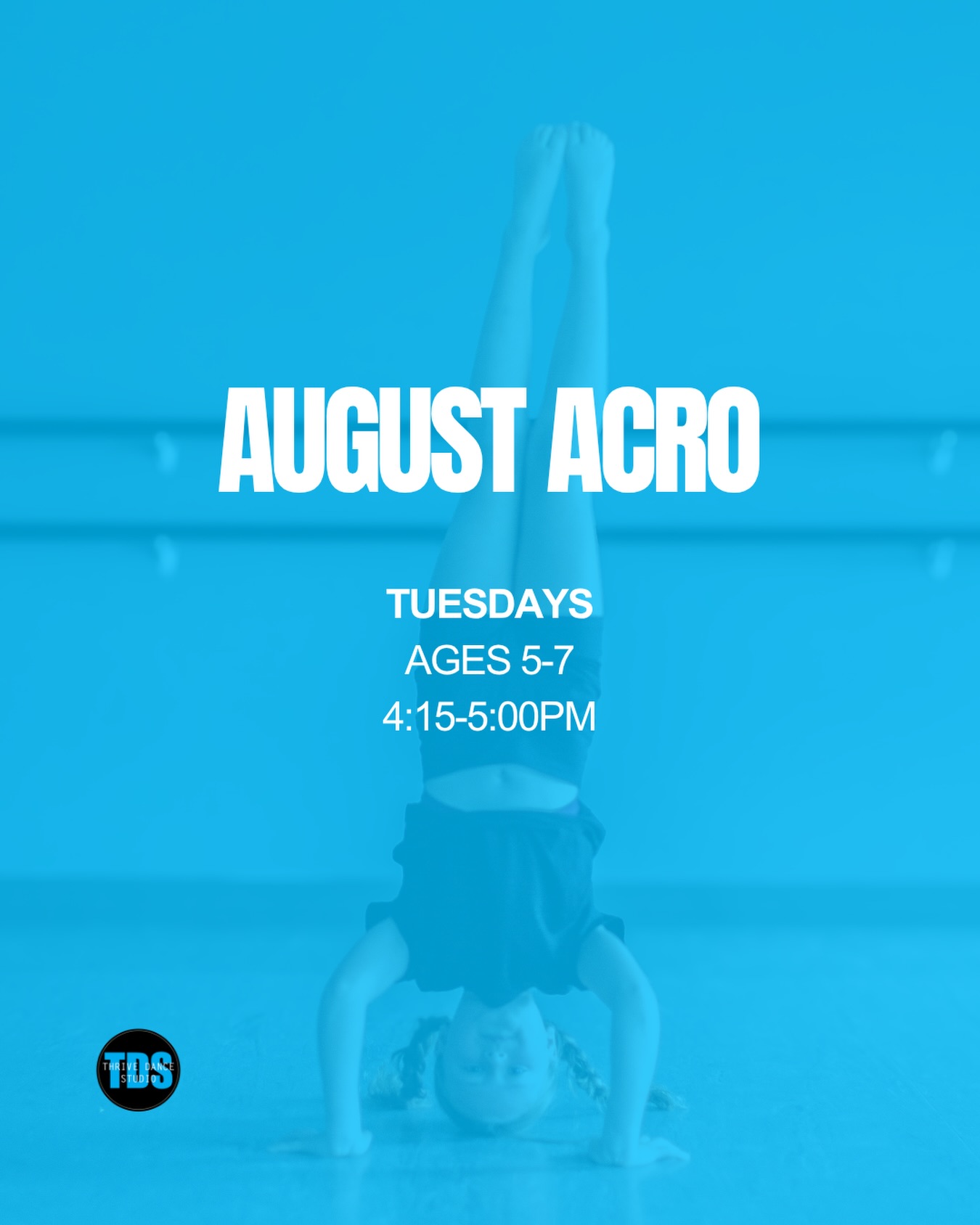 ✨ Acro just got even more flexible! ✨
Missed the start of our summer Acro session? No problem!
Our Tuesday Acro class (ages 5–7) is now open for:
🤸 Drop-in classes
📅 OR register for the remaining month of August!
It’s the perfect chance to build strength, flexibility, confidence, and have a whole lot of fun before the fall season begins.
📍 Tuesdays 4:15-5pm
👧 Ages 5–7
📩 Register for August or drop in—whatever works best for your family!
Spots are limited, so don’t wait!
#ThriveDanceStudio #LangleyKids #KidsActivities #FortLangley #langley