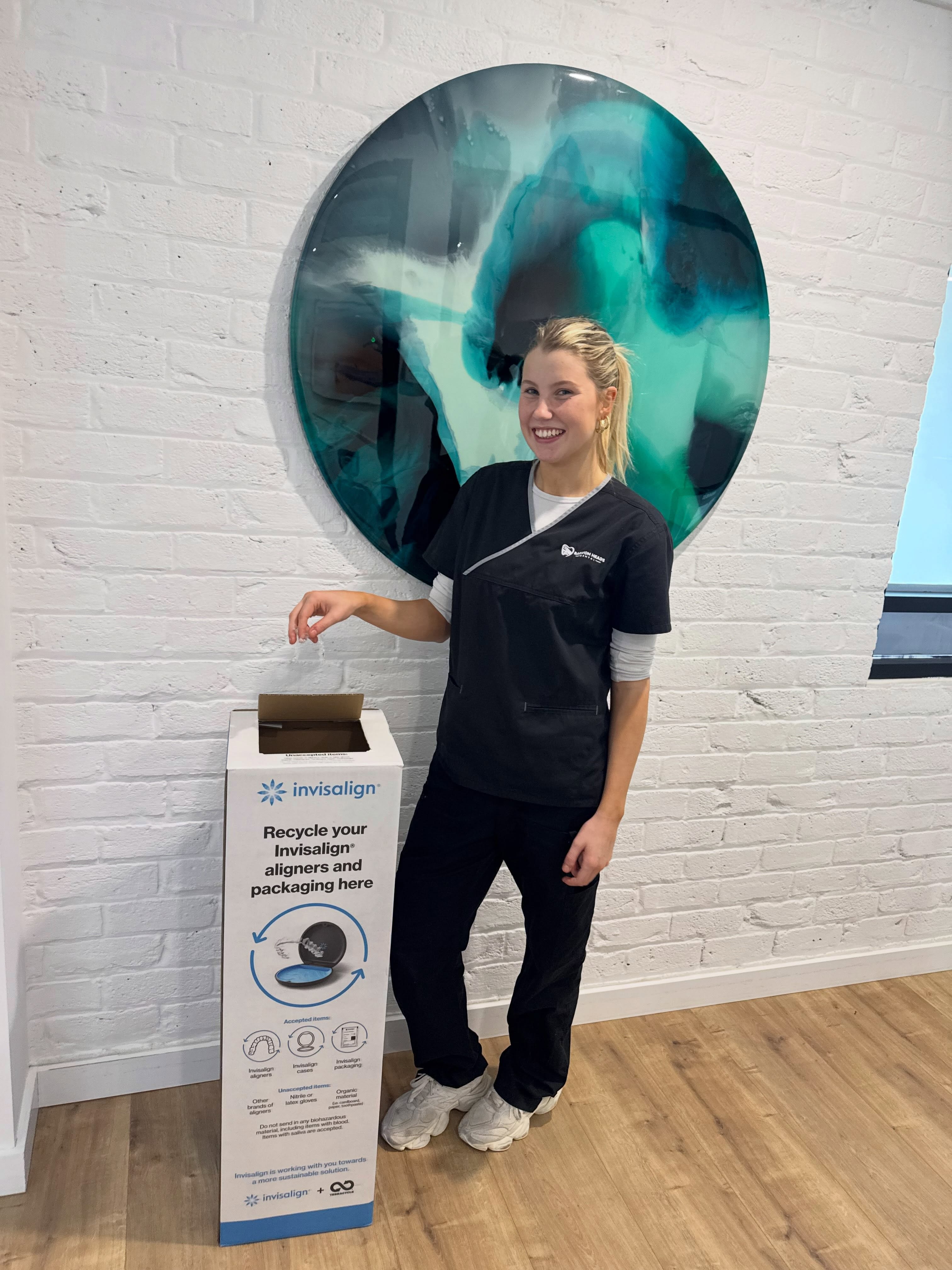 Serious about recycling ♻️
We’re excited to now offer an Invisalign® aligner recycling option at our practice.
All existing Invisalign patients are welcome to bring their used aligners into the clinic, where we’ll ensure they’re recycled responsibly.
A small step toward reducing waste and creating a more sustainable future. 🌿
#recycle #greenfuture #barwonheads #invisalign