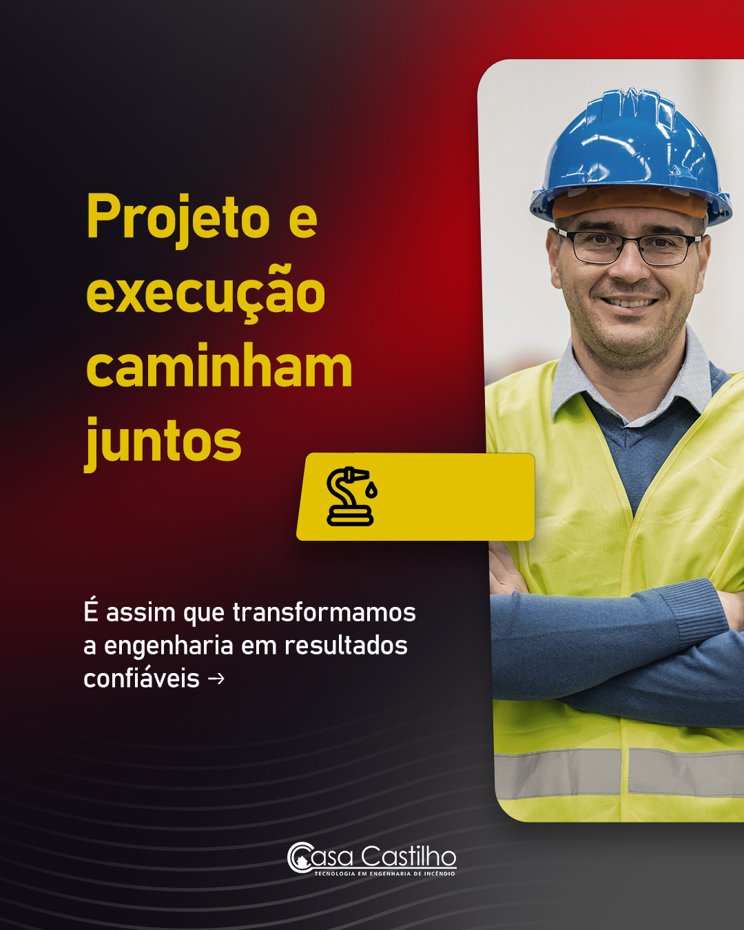 Em grandes operações, a qualidade de um sistema de combate a incêndio depende da capacidade de executar cada etapa com o mesmo rigor técnico empregado na engenharia.
Quando projeto e execução são conduzidos por equipes diferentes, sem alinhamento técnico, aumentam as chances de incompatibilidades, alterações em campo, retrabalhos e desvios que podem comprometer o desempenho do sistema. Arraste para o lado e confira!
Na Casa Castilho, eliminamos essa lacuna com uma gestão integrada. Acompanhamos cada etapa da obra para garantir total conformidade com as especificações das normas vigentes até a entrega de uma implementação segura e validada junto ao corpo de bombeiros.
Conte conosco para transformar o planejamento técnico em proteção efetiva para a sua operação.