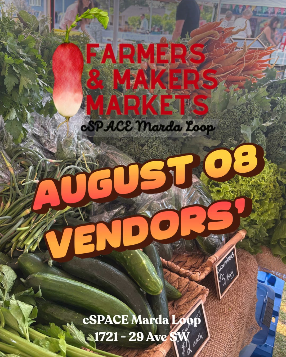 🛍️ YOUR SATURDAY MORNING PLANS ARE HERE 🛍️
There is no better place to be this Saturday than right here at the Farmers' & Makers Market. We’ve put together a phenomenal list of vendors for this weekend's market, and our local makers are ready to welcome you with the absolute best Alberta has to offer.
You can look forward to stocking up on fresh weekly essentials, finding delicious treats, and discovering unique handmade goods—all with live music playing in the background to set the perfect weekend mood.
Set a reminder, invite a friend, and come enjoy a lively, community-filled morning outdoors!
✨ Pro Tip: Don't forget to ask about our Friends of the Market loyalty card program at the main table to see how your support directly impacts local small businesses!
📍 Where: cSPACE Marda Loop
⏰ When: Saturday, 10 AM – 2 PM
#CalgarySaturdays #YYCHandmade #SupportLocalCalgary #MardaLoopEvents #AlbertaMakers #YYCEats #shoplocalyyc
@cspace.mardaloop @sarah.sociables @yyc.sociables