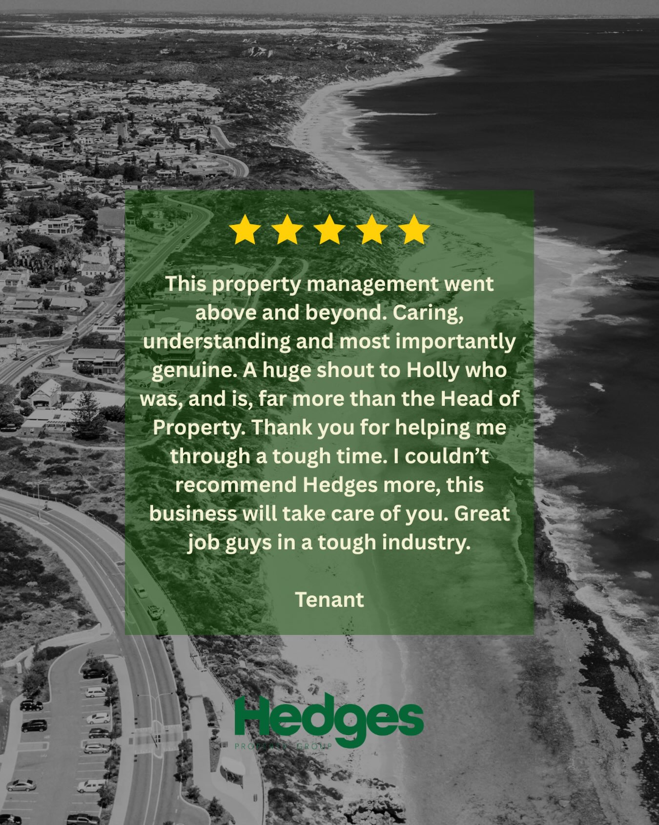 Another ⭐️⭐️⭐️⭐️⭐️ review taking us to 46 straight five star reviews! That may not seem like a crazy number to some but for us as a small business it means everything!
We love this review for Holly from one of our tenants. Property Management is tough but Holly prides herself in building relationships with all her clients to promote & encourage open communications meaning when issues occur, there is no hesitation for either sides to contact, address & work together for a positive outcome!
Well done Holly 👏🏼
#genuinelyhelpingothers #fivestarreview #realestateagency #perthrealestate