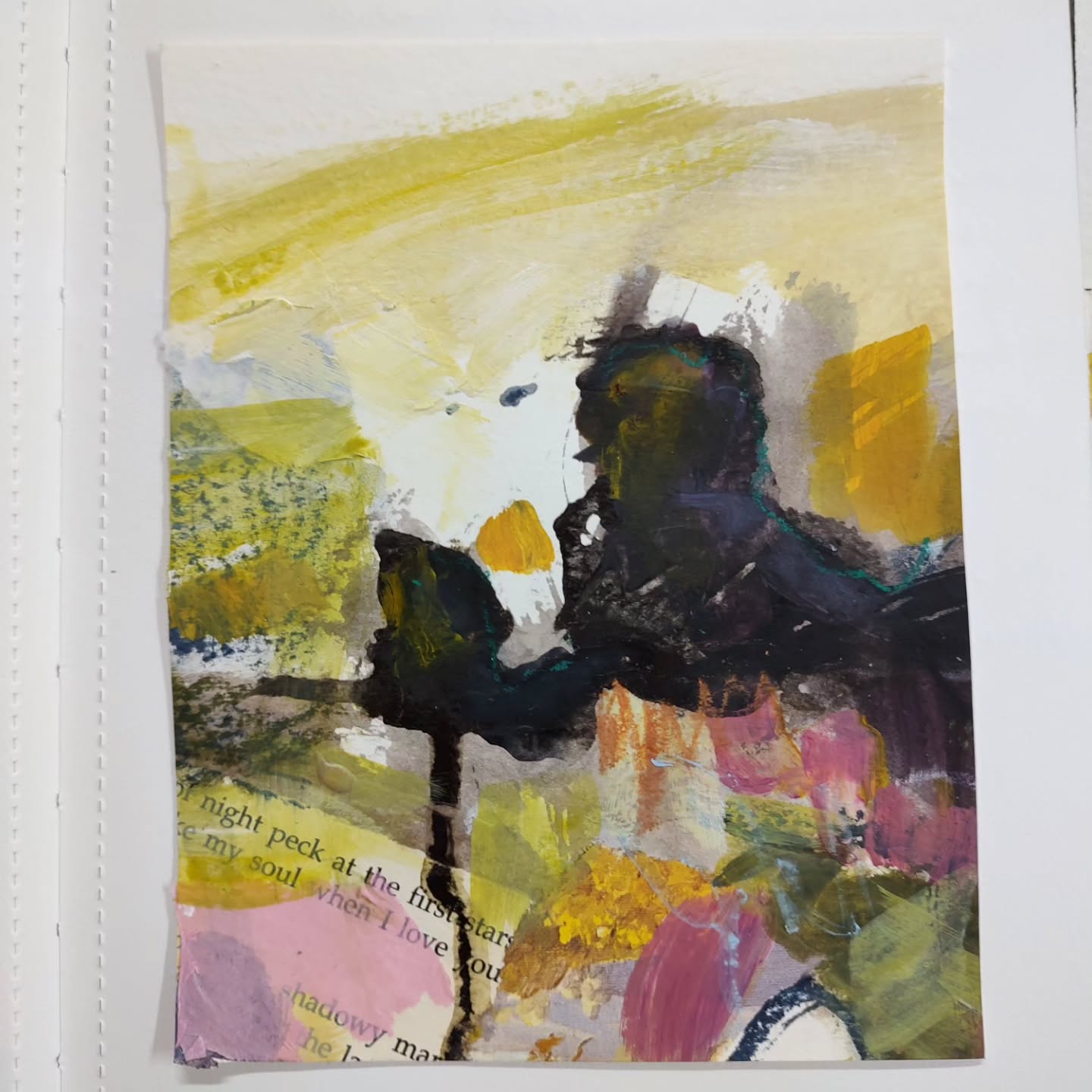 Finding my joy and calming my mind the best way I know how, by getting lost in imagined landscapes ♥️ These layered sketches may become bigger paintings, but for now it's all about playing. Which is your favourite?
#imaginedlandscapes #mindfulart #creativelessons #collageideas #contemporarycollage