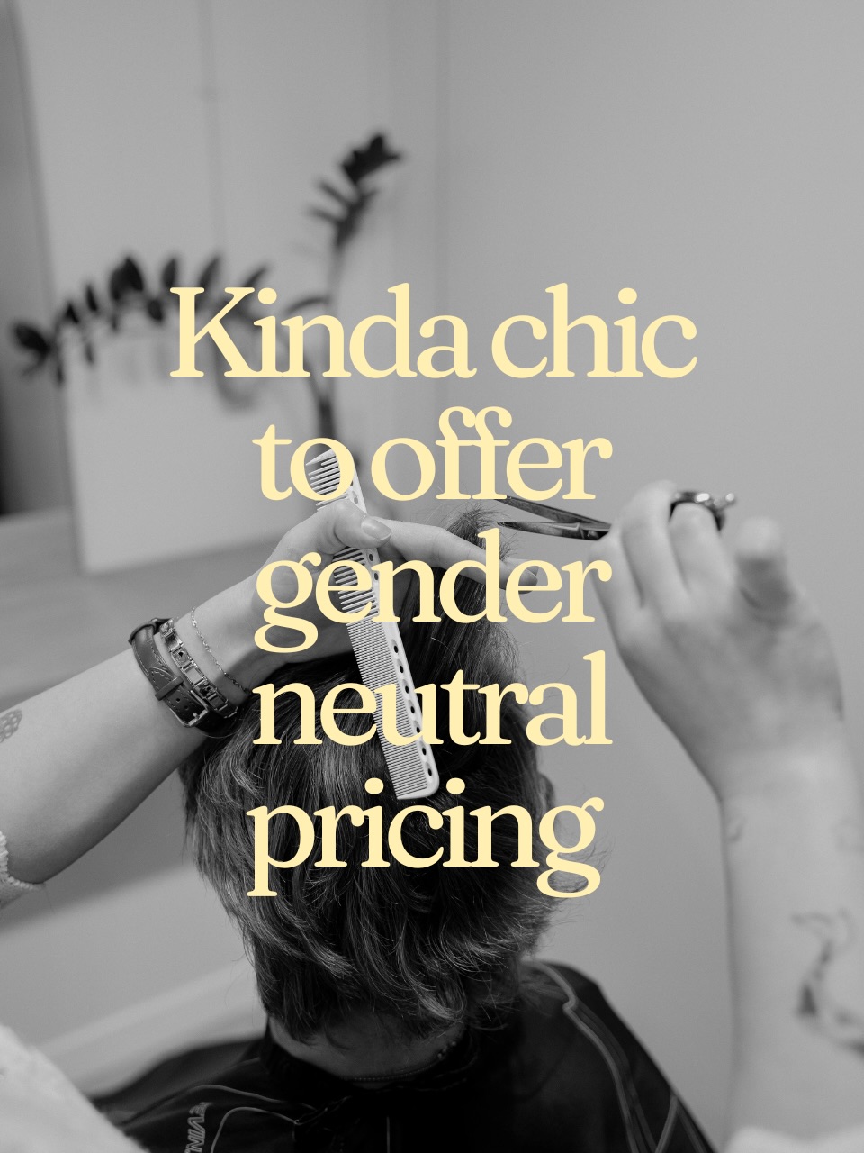 Kinda chic to book at a salon that values the same things as you do π€π€