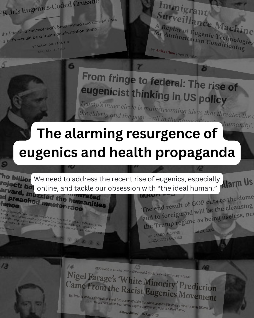 Eugenics did not disappear, they’ve just evolved.
In her guest essay, "It's in Our DNA: The Resurgence of Eugenics & Health Propaganda," Temi Jolaawo explores how dangerous ideas about genetic superiority are finding new life through social media, misinformation, and coded language.
As these ideas become increasingly normalized online, Jolaawo challenges us to recognize the warning signs before history repeats itself.
Read the full guest essay here - 🔗 LINK IN BIO 🔗
👉 The 44 North is a digital bi-monthly publication dedicated to informing, empowering, and amplifying youth voices. Want to write for us or support young storytellers? Check the 🔗 LINK IN BIO 🔗👈