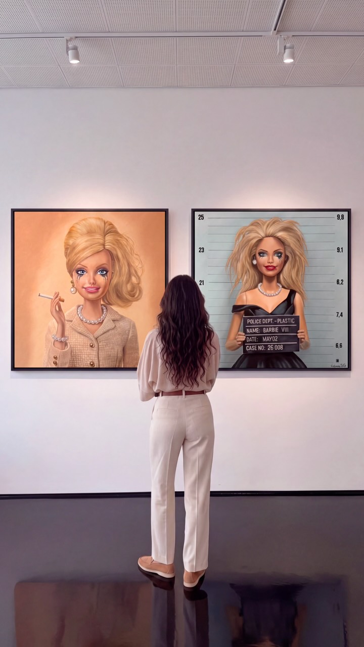 Which one is your favorite? Left or right?
#contemporaryartist #artgallery #fineart #popart #artexhibit