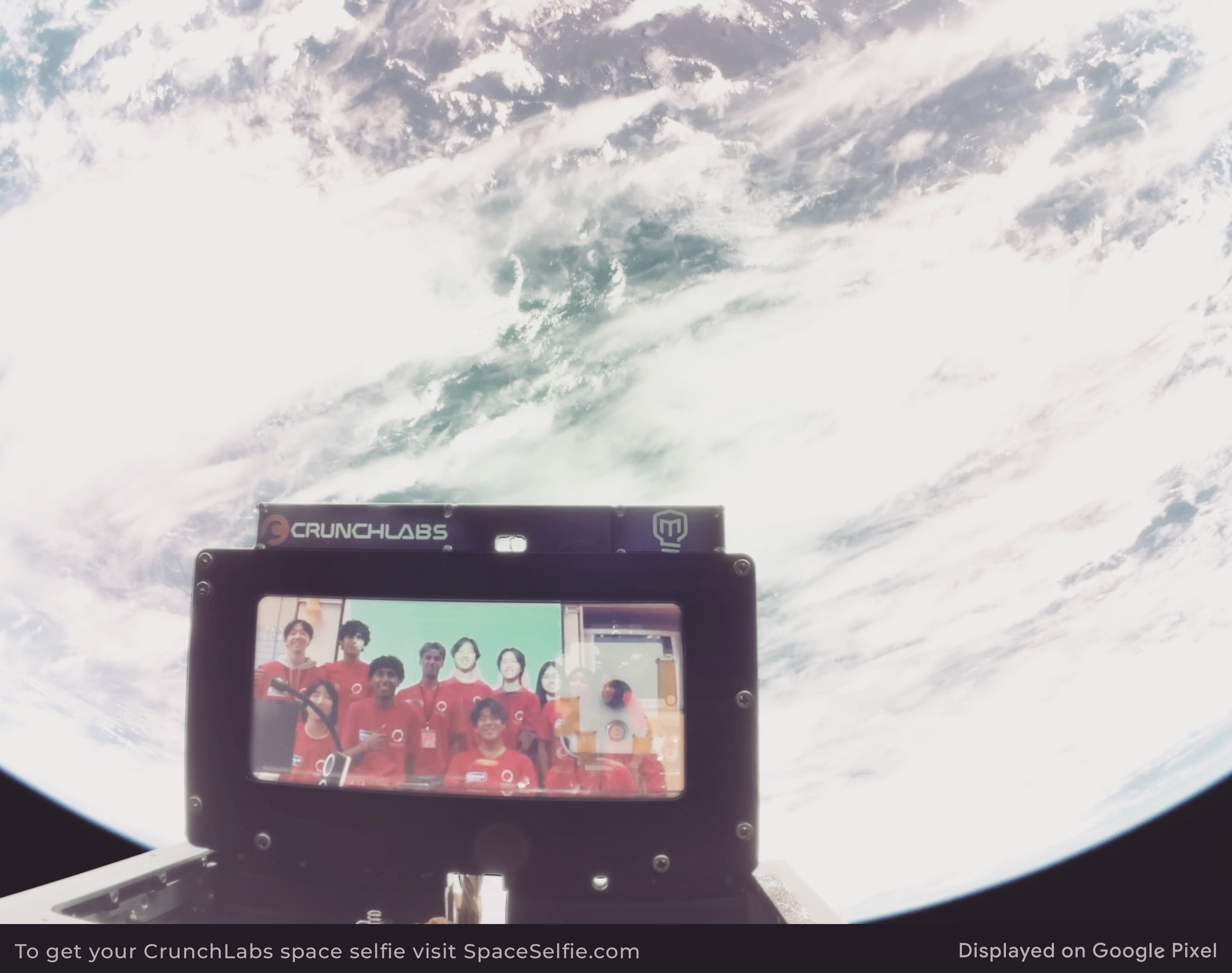 A photo of our very first summer camp seen from space! π
We recently had the opportunity to travel to space aboard @markrober 's SAT GUS satellite to have a selfie captured with Earth as the backdrop. SAT GUS (SEOPS-SATGUS) is a 12U CubeSat operating in Low Earth Orbit at approximately 500 km altitude. Launched on January 14, 2025 aboard @spacex Falcon 9 Transporter-12 rideshare mission, the satellite completes an orbit around Earth roughly every 90 minutes.
The spacecraft, commissioned by science communicator Mark Rober's @crunchlabs , was designed and built by Tyvak International (now part of Terran Orbital). Its "space selfie" feature uses a unique imaging system that combines a space-qualified Redwire HDR camera with a @googlepixel smartphone display mounted inside the satellite.
During its scheduled imaging pass, SAT GUS uses its attitude determination and control system (ADCS), powered by sensors and reaction wheels, to orient itself toward Earth. The onboard display shows the uploaded image while the Redwire camera captures a single photograph of the screen with Earth in the background.
Seeing a photo from our very first summer camp more than 2 years ago was a surreal reminder of just how far GalaxSea has come. What was supposed to be a small, one-time summer camp at the local middle school has now grown into a global mission to share the excitement of space to students who may otherwise never be exposed to its beauties.
