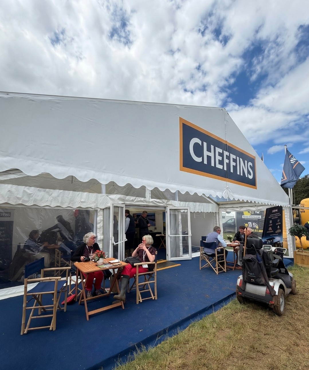 Proud partners 🌾✨
Another brilliant year working with the wonderful team at @cheffinsrural at @cerelaseventuk, providing the marquee that housed their stand at one of the agricultural calendar's biggest events.
Big, bold and branded to perfection, our exhibition marquees are built to make a statement on any showground, whatever the British weather decides to throw at us.
We absolutely love working with repeat clients year after year. It's a real privilege to be part of your show planning again and again!
If you're exhibiting at an upcoming trade show or country event, we'd love to talk you through the options for your stand.
Talk to the team on 01638 743860 or drop us a DM for more info.
#cereals2026 #cheffins #exhibitionmarquee #tradeshow #marqueehire #agriculturalevents #corporateevents #clarksonsfarm