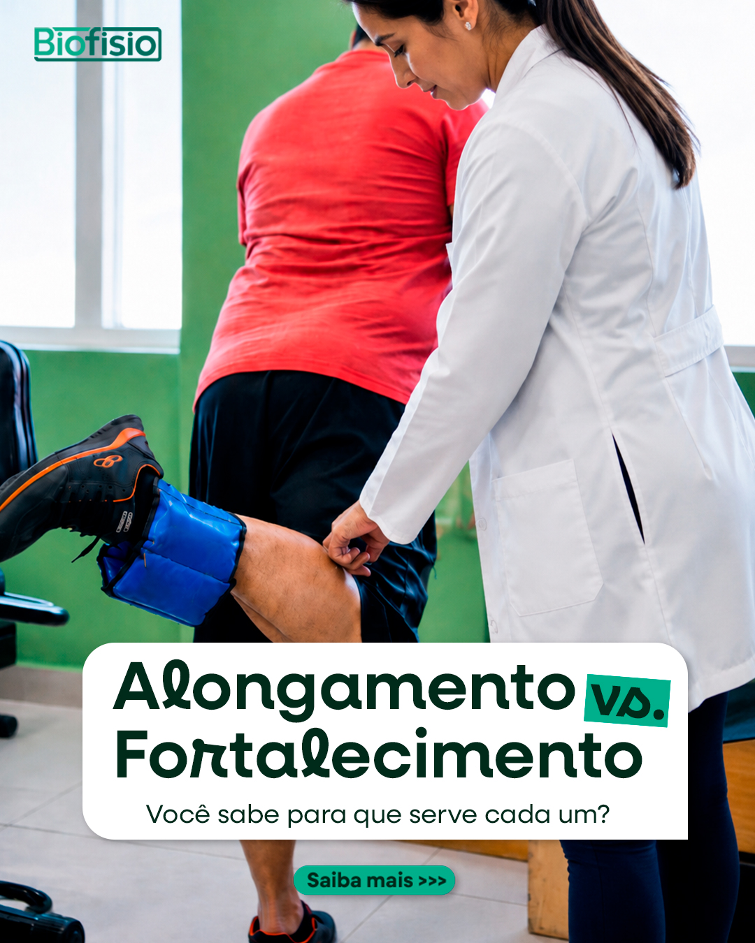 Alongamento e fortalecimento não cumprem a mesma função no tratamento da dor. Um alivia na hora, o outro corrige a causa a longo prazo, e a proporção certa entre os dois muda de pessoa para pessoa.
Quer saber qual é a sua? Fale com a Biofisio e agende uma avaliação.
(11) 2468-1675
biofisio.com.br
Avenida Esperança, 237
Centro - Guarulhos - SP
📍 Estacionamento no local. Consulte valores!
#fisioterapia #fortalecimentomuscular #dorcronica #saudedomovimento #biofisio