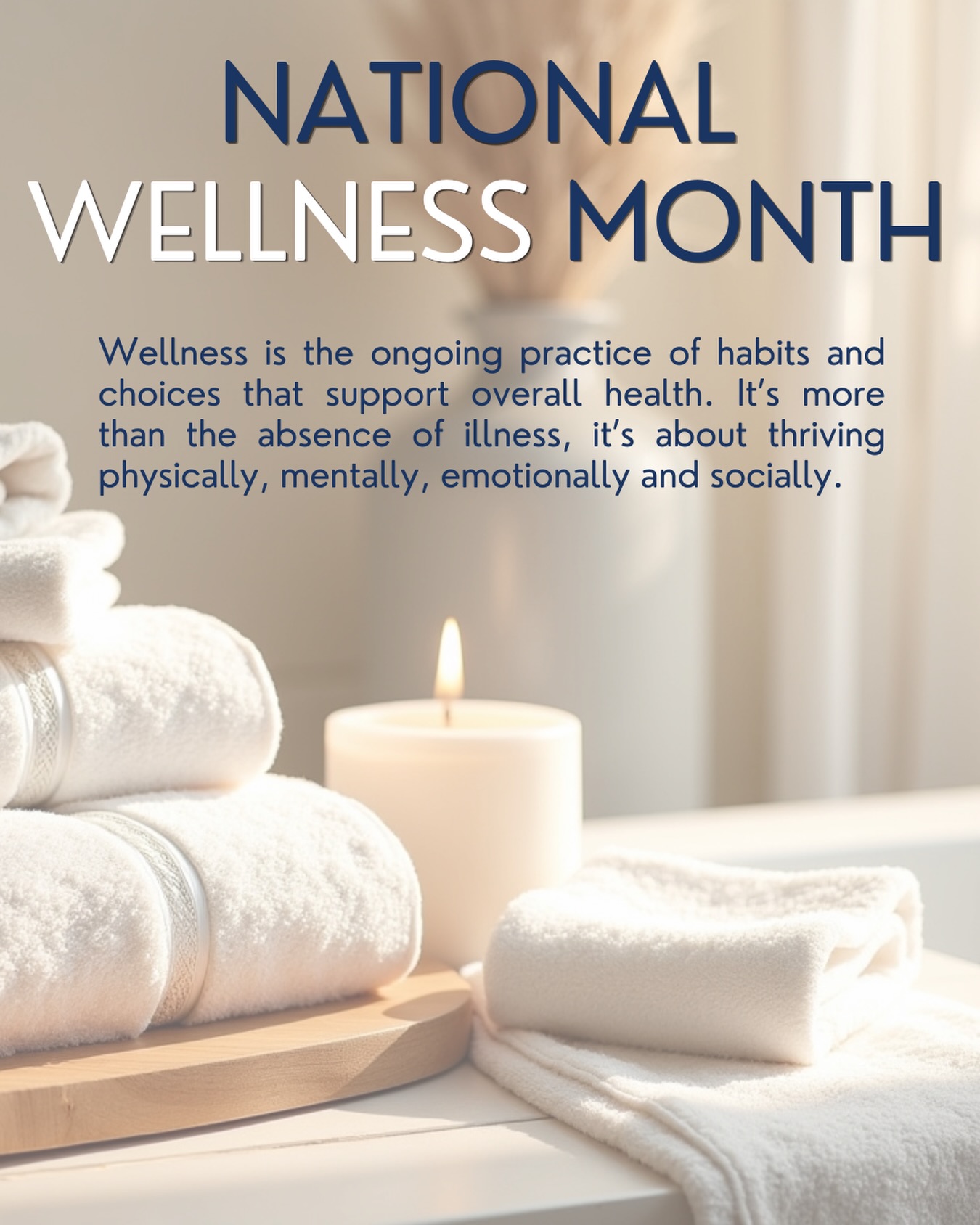 August is National Wellness Month, a reminder that wellness isn’t about being perfect. It’s about making small, consistent choices that help you feel your best.
For those living with lymphedema or other lymphatic conditions, wellness can look different. It may mean staying consistent with compression, making time for movement, caring for your skin, staying hydrated, or scheduling the treatments that help you manage swelling and improve your quality of life.
Every healthy choice matters, no matter how small.
This month, take a moment to invest in yourself. Your wellness is worth it. 💙
If you’re experiencing persistent swelling, discomfort, or have questions about your lymphatic health, our team is here to help.
📲 Contact the Lymphedema Treatment Center to learn more or schedule an evaluation.
#NationalWellnessMonth #LymphaticHealth #LymphedemaAwareness #WellnessJourney #HealthyLiving