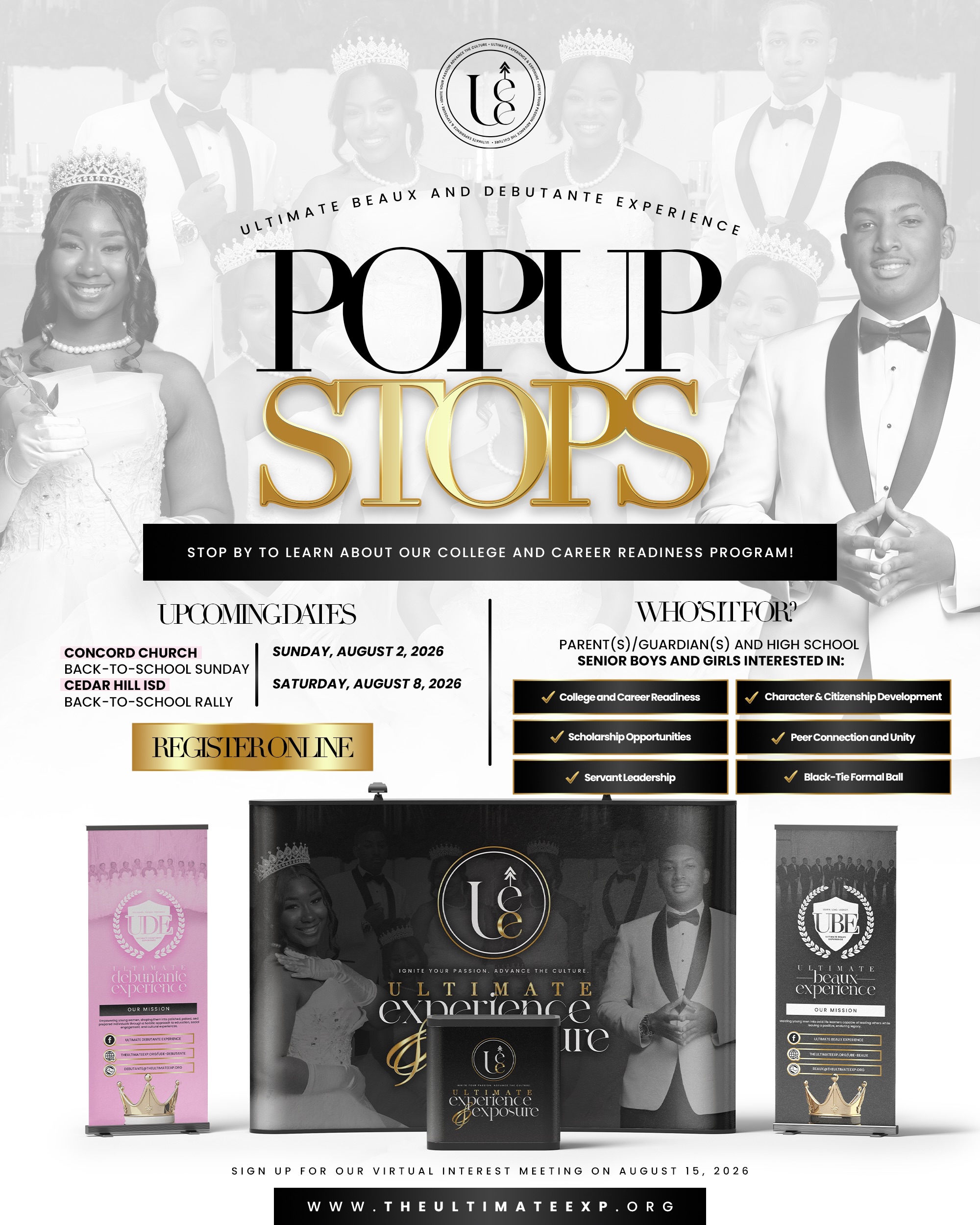 One brand. Multiple touchpoints. 🎨🖌️
When people think branding, they usually think about a logo.
I think about the entire experience.
✔️ Community event graphics
✔️ Informational brochures
✔️ Pop-up displays
✔️ Digital monitor graphics
✔️ Promotional flyers
✔️ Cohesive print materials
Every piece should feel like it belongs to the same story.
That’s exactly what we built for Ultimate Experience & Exposure.
Because the best branding doesn’t just look good…
It builds trust, communicates your mission, and leaves a lasting impression.
Proud to bring this vision to life. 🤍
Ready to elevate your organization’s marketing? Let’s create a brand experience your audience won’t forget.