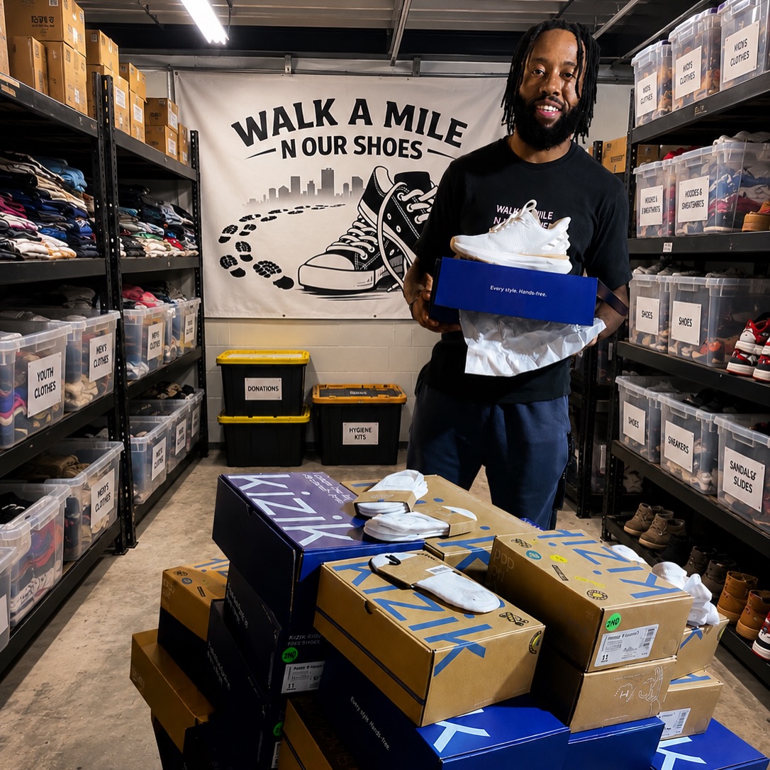 💜👟 A huge THANK YOU to @kizik for their incredible generosity! 👟💜
We are beyond grateful to Kizik for donating over 40 pairs of brand-new sneakers to Walkamilenourshoes! Your generosity will have a direct impact on the lives of children in our community, and we couldn’t be more thankful.
A very special shoutout goes to Montana Evans for reaching out and making this incredible partnership possible. Your support and belief in our mission mean the world to us.
These sneakers will be distributed to children at our Back-to-School events this week and next week, helping students start the new school year with confidence, comfort, and a smile.
This is what community is all about—people and organizations coming together to make a difference. Thank you again, Kizik and Montana Evans, for helping us continue our mission of serving those in need.
One donation can change a life. Together, we’re making every step count. 💜👟
#Walkamilenourshoes #kizik
