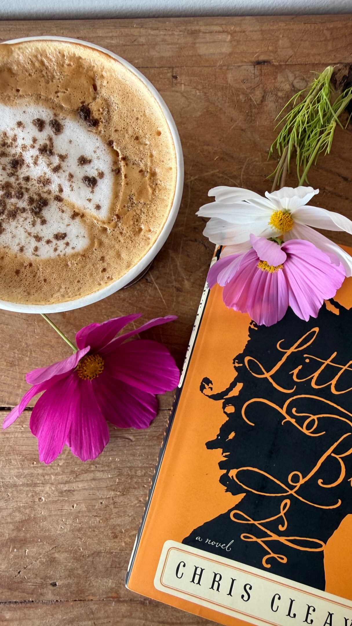 Can you imagine a better combo right now?
Pop downstairs to @terrierbooks to find your next read, then come back up for a coffee and dive right in.