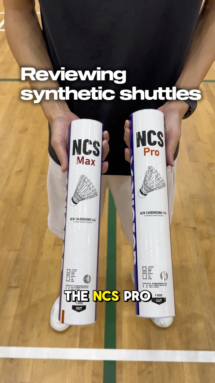 Reviewing VICTOR synthetic shuttles — NCS PRO and NCS MAX.
Get yours at $30 per tube! DM to get one
#singaporebadminton #badmintonskills #badmintonplayer #sgbadminton #badmintonlovers