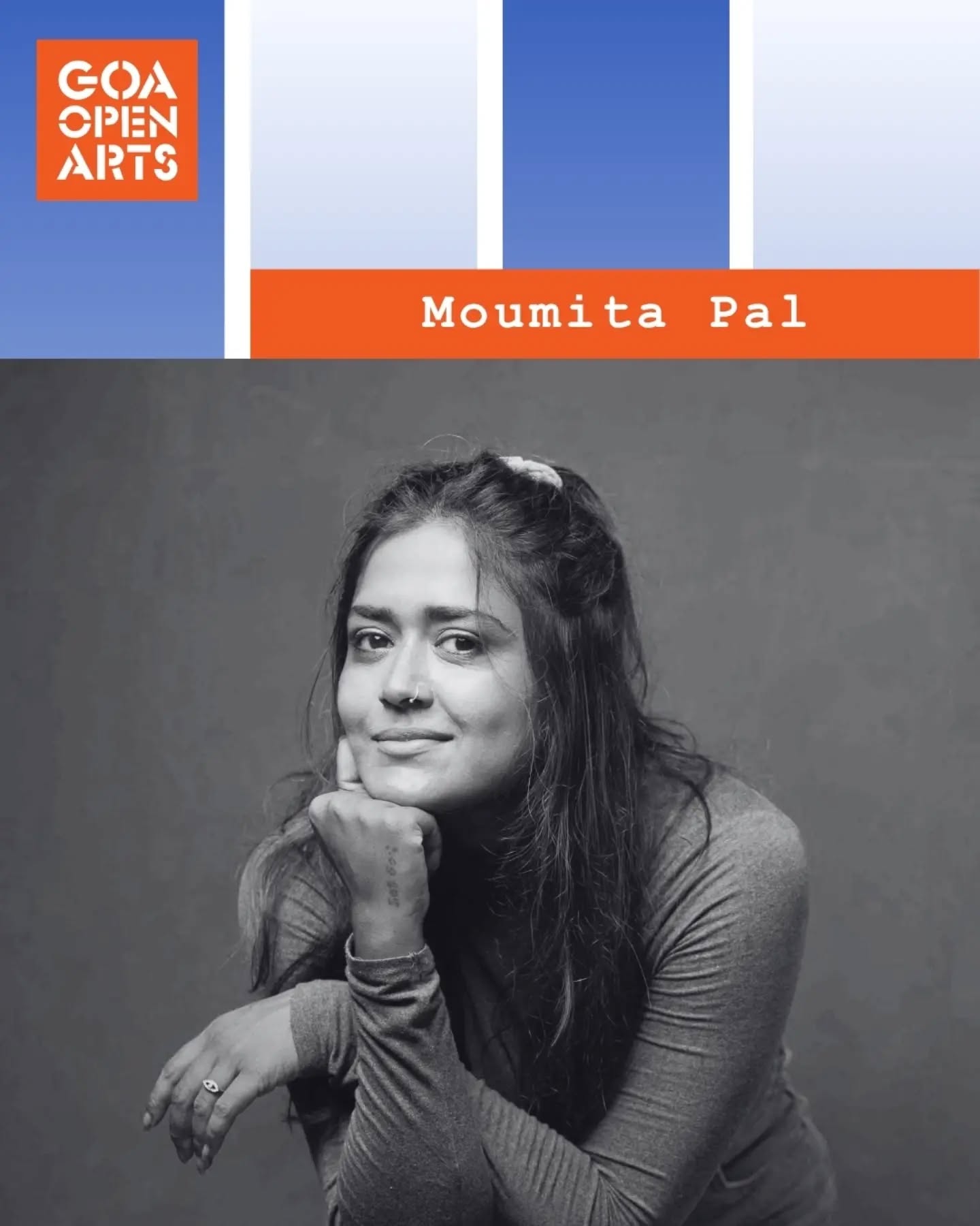 Meet the Artist: ENGAGE GRANT 🎭
Moumita Pal is an actor, theatre-maker, and Kathak practitioner whose practice centres on collaborative performance and community engagement. Through Goa Theatre Adda and the Academy of Performance Art and Culture, she creates spaces where people come together through storytelling, movement, and play.
As part of the Engage Grant, she will bring the Goa Theatre Adda process into Goa's correctional facilities, where participants will collectively devise an original theatre performance through games, movement, music, and shared authorship.
Welcome aboard, Moumita! 🤍