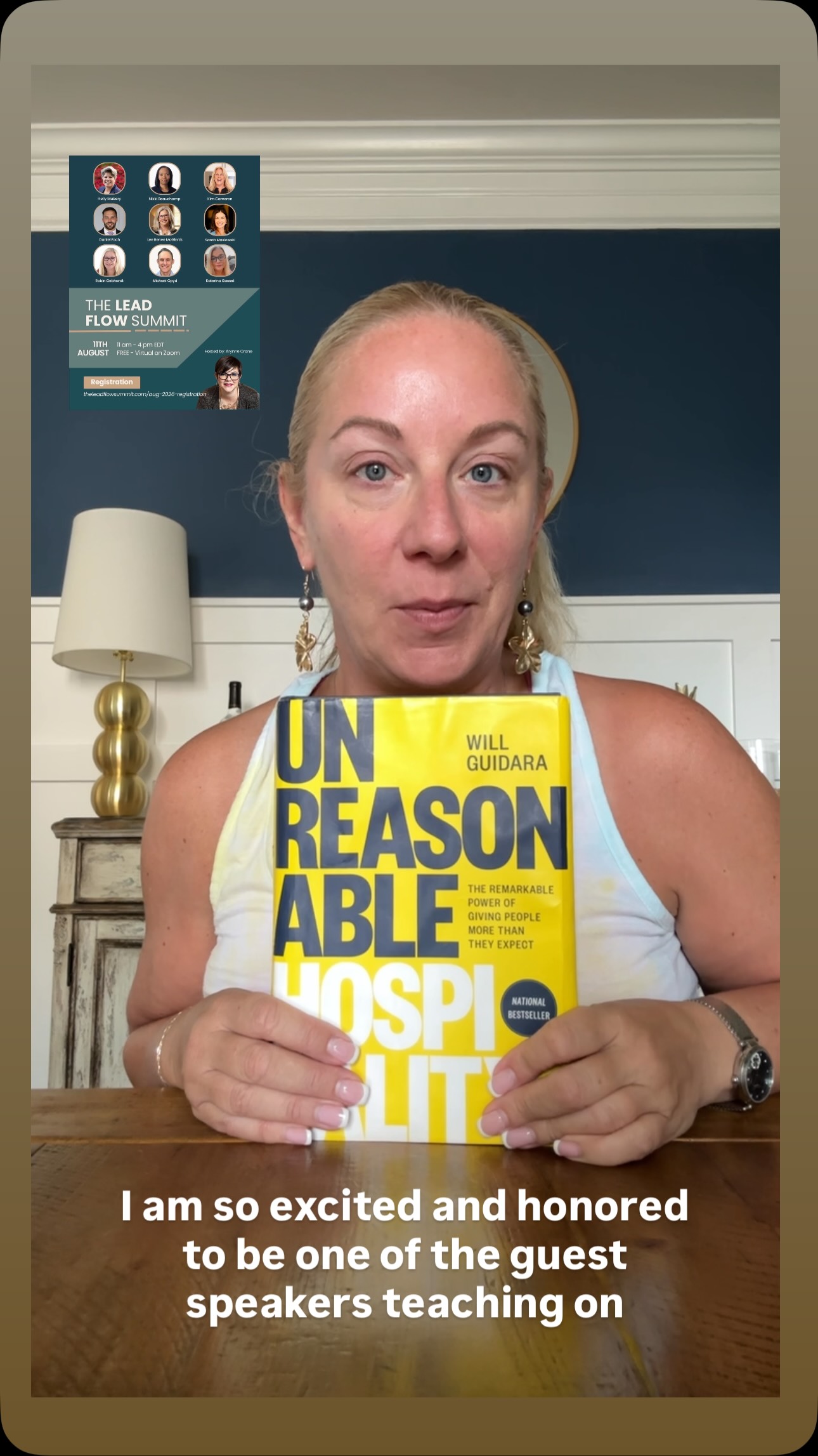 Have you saved your free spot for this Tuesday’s Lead summit?!
My segment will be all things hospitality within our community. I am on a mission to spread kindness and hospitality in the Real Estate space I hope that you will join myself and fellow colleagues for this one day Summit
Here’s who you’ll be hearing from:
Holly Mabery — Reachable, Recognized, Trusted: Becoming the Agent They Already Feel They Know
Sarah Maslowski — How to Use Youtube to Attract High Intent Leads
Daniel Foch — Build Your Own AI Real Estate Assistant
Nikki Beauchamp — Still Human: Running a Successful People-Powered Practice
Lee McGinnis — The Mindset & Habits Needed to Build a Sustainable Business
Katerina Gasset — Good Is Good Enough: Step Out of Perfection
Robin Gebhardt — Unreasonable Hospitality in Real Estate
Michael Opyd — Are You Building the Right Business?
Kim Cameron — Don’t Break the Bank! Feed Your Business with Your Database!
Registration is free. If you want the full replay library, every speaker’s gift collection, and a live hot-seat coach session after the event, the VIP upgrade covers all of it.
Save Your Spot - It’s Free
Tuesday, August 11th · 11am–4pm EDT · Virtual on Zoom
One day. Every piece of building a real estate business that generates clients without starting over every month.