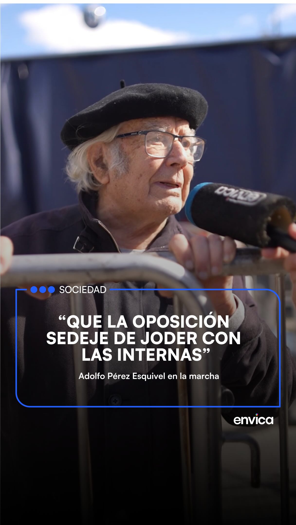 “Vivimos movilizados” Adolfo Pérez Esquivel en la marcha de Plaza de Mayo por San Cayetano
🎥 Cámara y edición @frandavid93
#perezesquivel #sancayetano #argentina #marcha