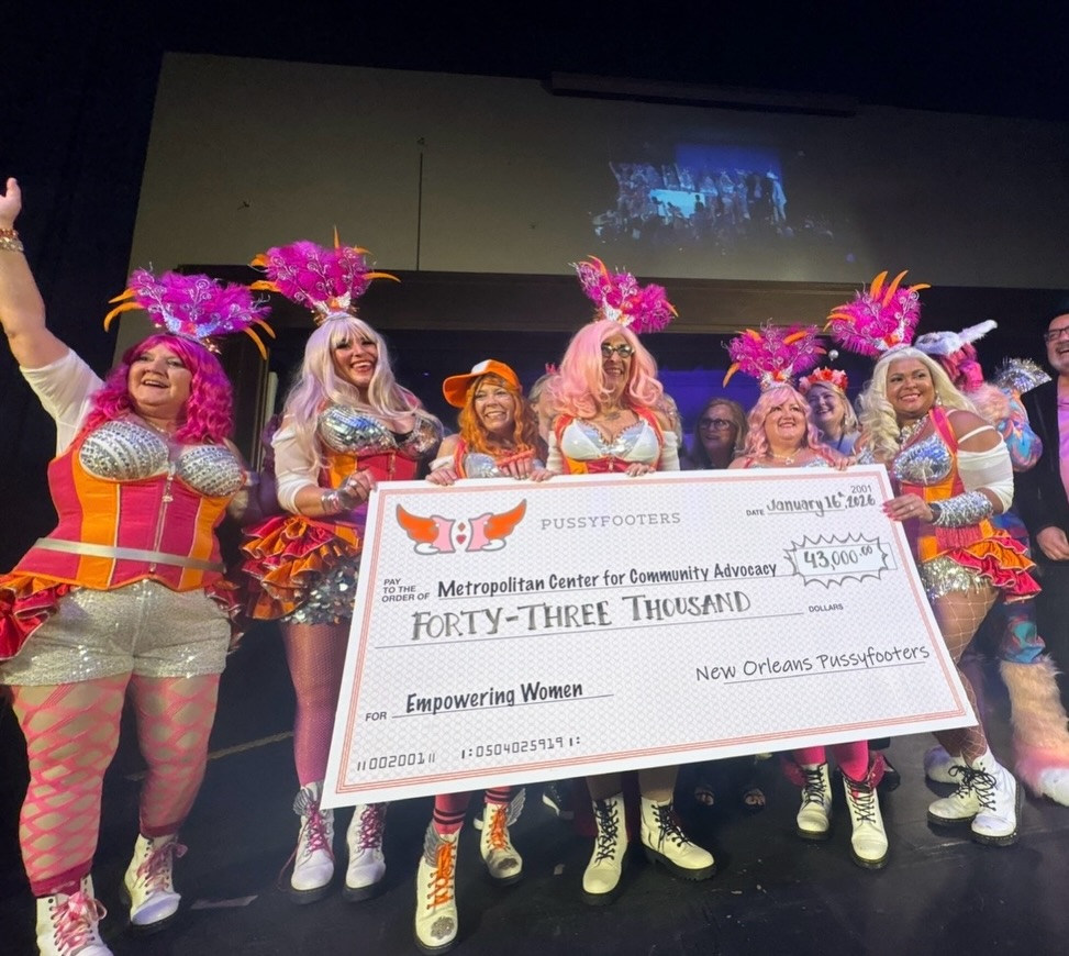 TBT - BIG checks! @metrocommunityadvocacy has been our designated Blush Ball beneficiary for a reason! They provide vital services to victims of domestic abuse.