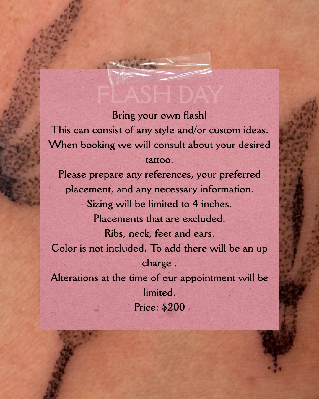 Flash days coming up!! @nev.inks and I will be running these at the same time, so itβs a great opportunity to get tattooed with a friend π You can pick from my available flash or bring your own! Sign up through the link in my bio π