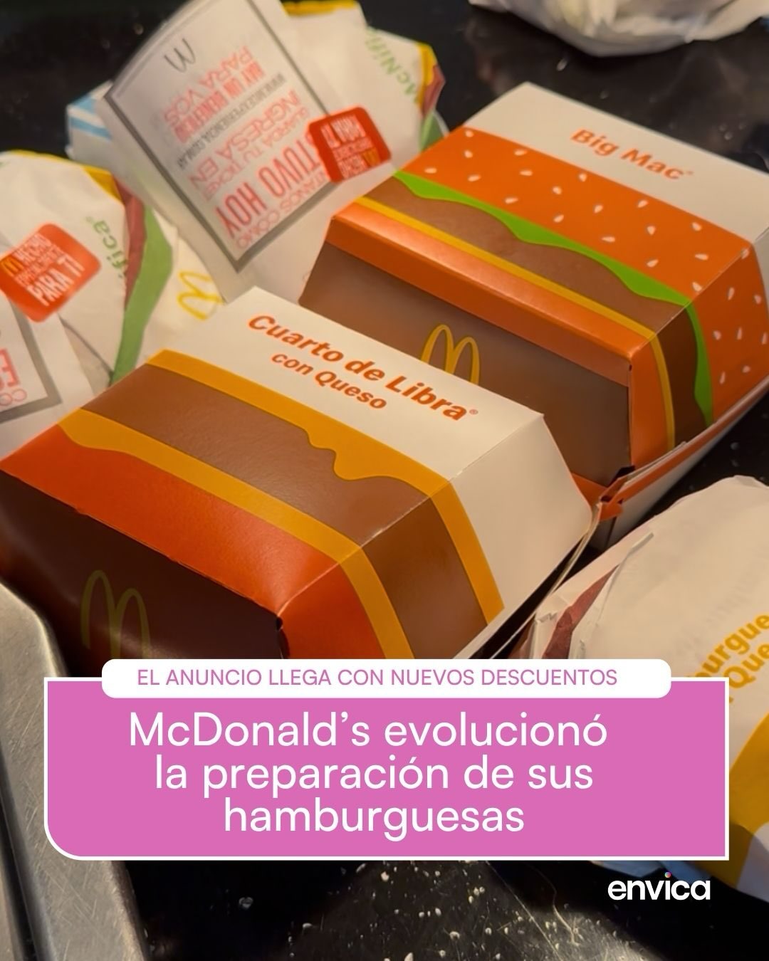 McDonald’s evolucionó a preparación de sus hamburguesas ✨🍔
-
Deslizá y conocé cómo disfrutar los combos con descuentos! 😋 @mcdonalds_ar
-
#mcdonalds #mc #hamburguesa #comida