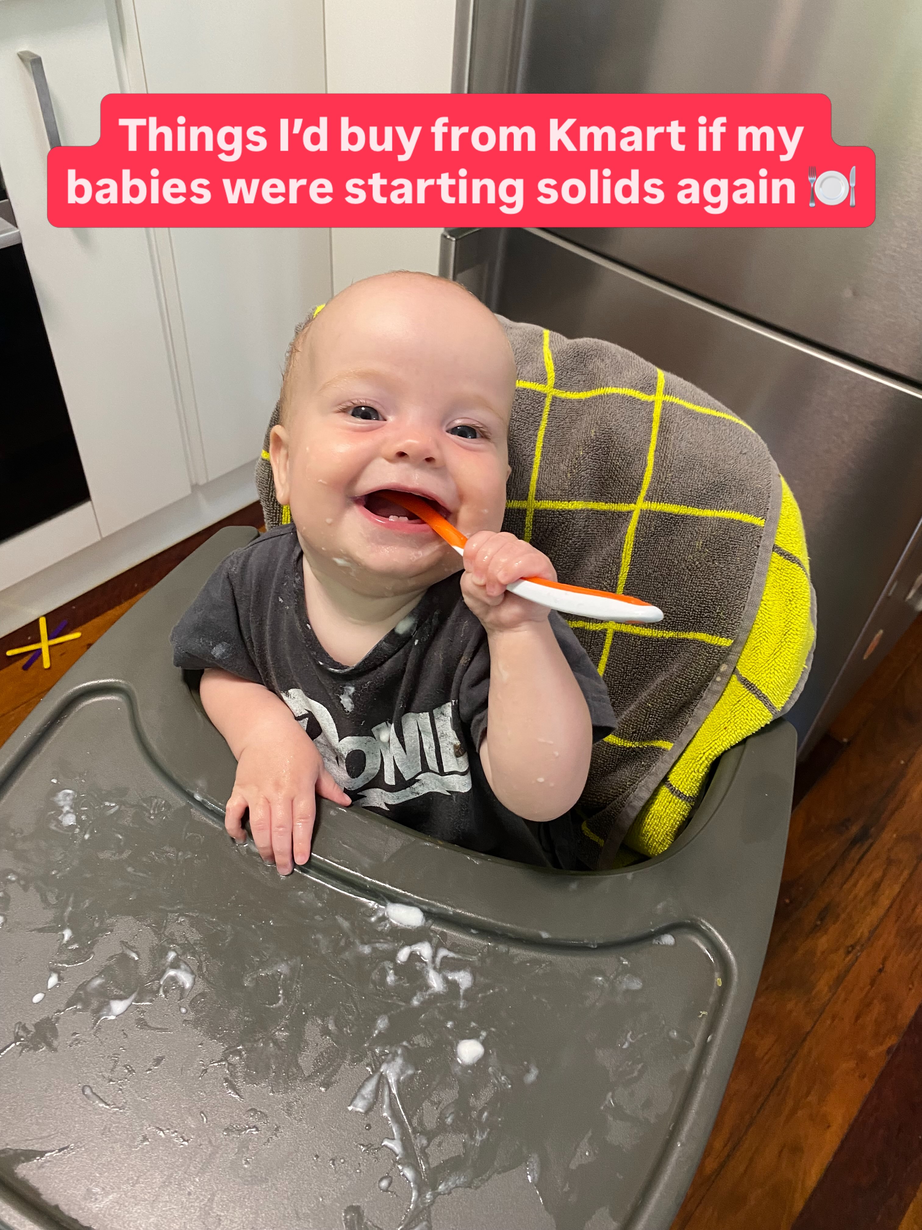 Things I’d buy from Kmart if my baby was starting solids 🍽️
Starting solids doesn’t need to be complicated (or expensive!). These are the bits I’d actually pop in the trolley — nothing fancy, just tools that make mealtimes easier and support your bub’s feeding skills as they grow.
Swipe through for the full list 👉
As always — every baby’s feeding journey looks different, and if you’ve got any concerns about your little one’s feeding, chat to your speechie or GP.
#startingsolids #speechpathology #kmartaus #eachspeechpearplum #paediatricfeeding