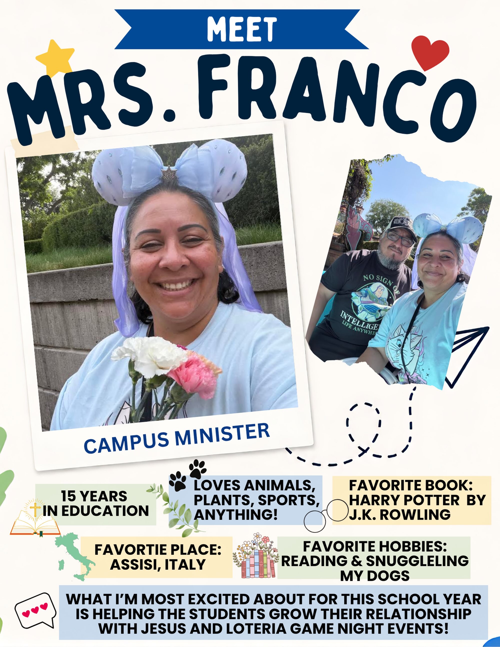 ✨Faculty and Staff Spotlight✨
Welcome back to our Campus Minister, Mrs. Franco! 🙏🏼
We’re excited for another year of faith, guidance, and inspiration!✨
Here’s to a blessed and wonderful School Year! ✝️✨
#FacultySpotlight #CampusMinister #stemydiuscatholicschool #welcomebacktoschool2026_2027 #jaguarstrong