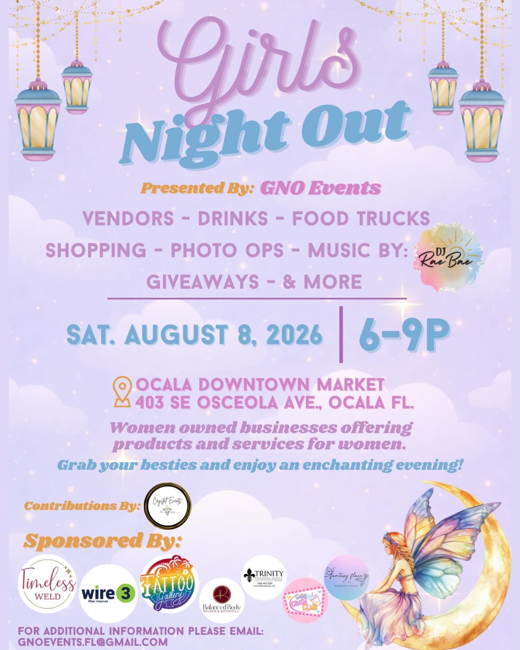 ✨ We’re back for another Girls Night Out! ✨
Grab your besties and come spend your Saturday evening with us at the Ocala Downtown Market! 💜🌙
We’ll be there with:
🎟️ Tattoo gift card giveaways
🖤 Exclusive studio merch
📅 Scheduling tattoo consultations
✨Good Vibes
Whether you’re already planning your next piece or just want to stop by and say hi, we’d love to see you. 🫶
🗓️ Saturday, August 8
🕕 6–9 PM
📍 Ocala Downtown Market
This event is FREE to attend, family-friendly, pet-friendly, and packed with amazing women-owned businesses, shopping, food trucks, drinks, music, and more.
We can’t wait to hangout with all of you. 🖤
#girlsnightout #ocalaevents #thetattoogalleryofocala #ocala #supportlocal