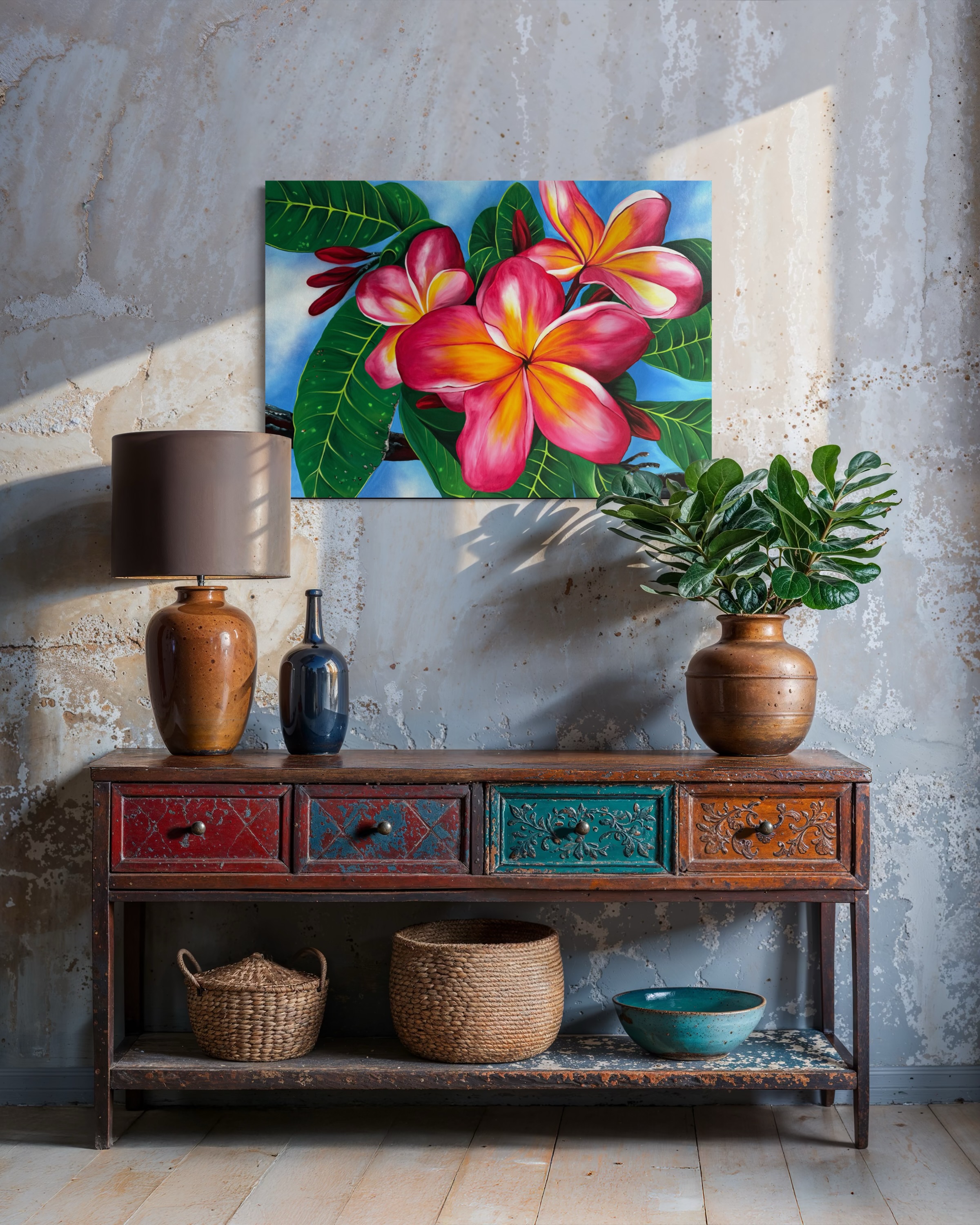 Named “Island perfume” -Painted, loved, and stayed in Fiji! Sold today to a beautiful home at Fantasy Island. Vinaka!
#frangipani #fijiislands #artwork